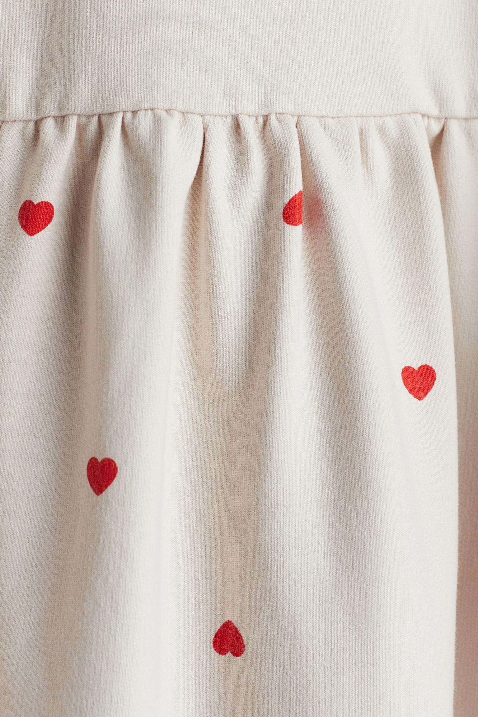 Oversized sweatshirt dress - Light beige/Hearts/Dark blue/Dark red/White/Striped/Mole/Pink - 2