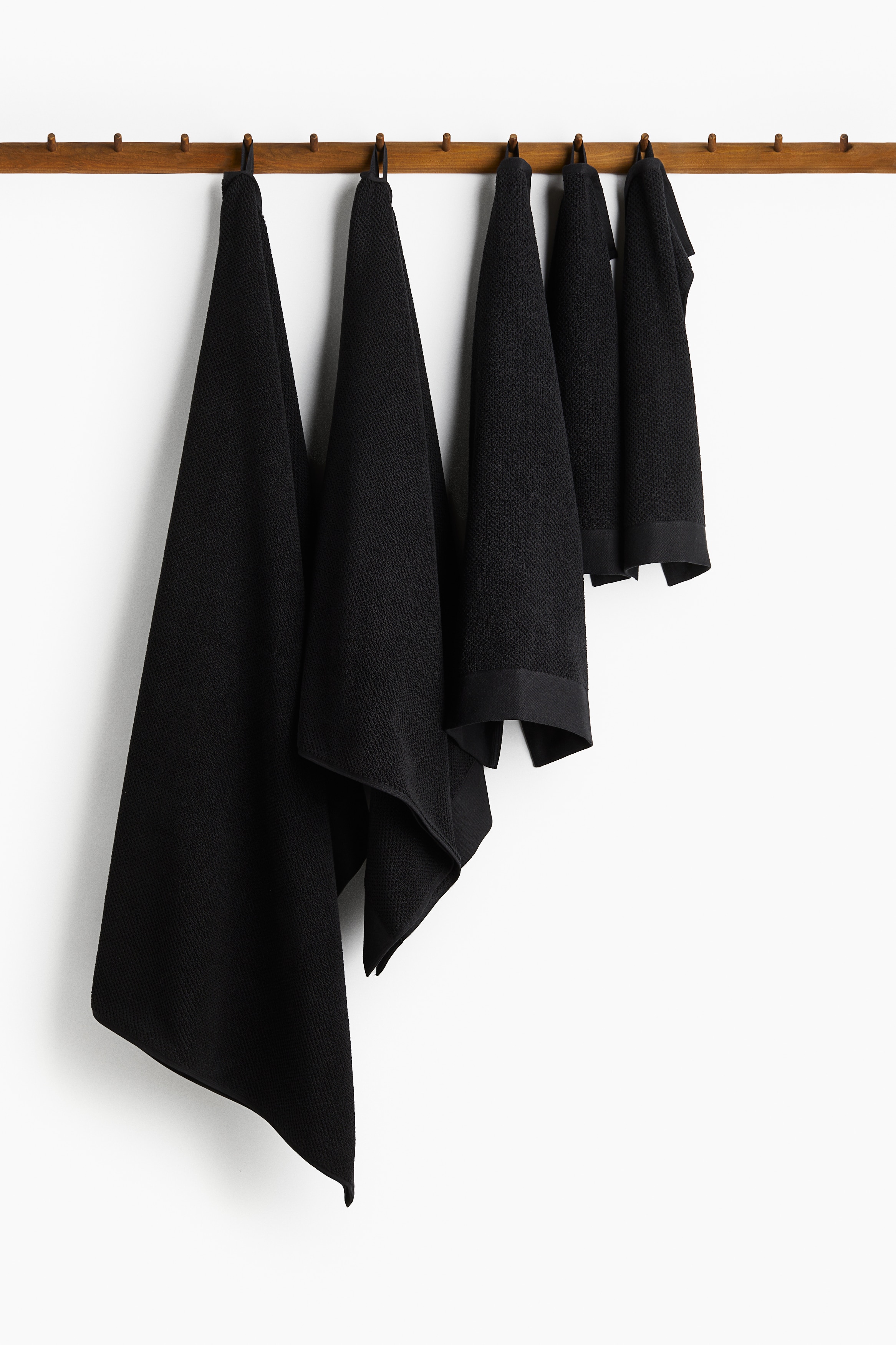 Bella Casa Telo Hamam Kelim 100% Cotone – Asciugamano Da Spiaggia E Sauna 100x180 Cm, Nero