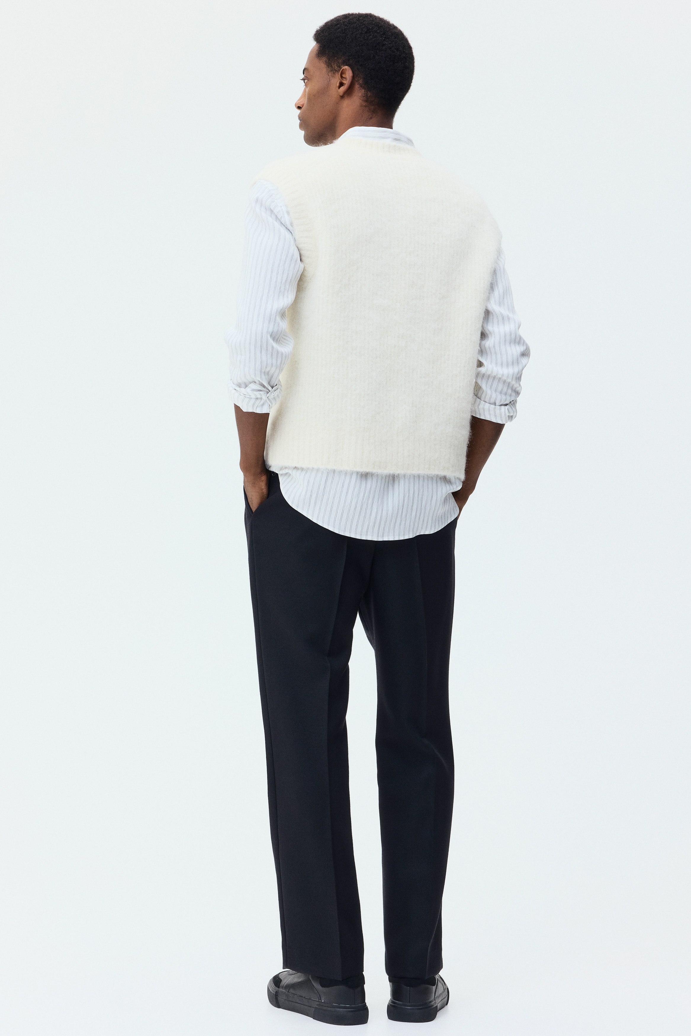 Loose Fit Alpaca-blend sweater vest