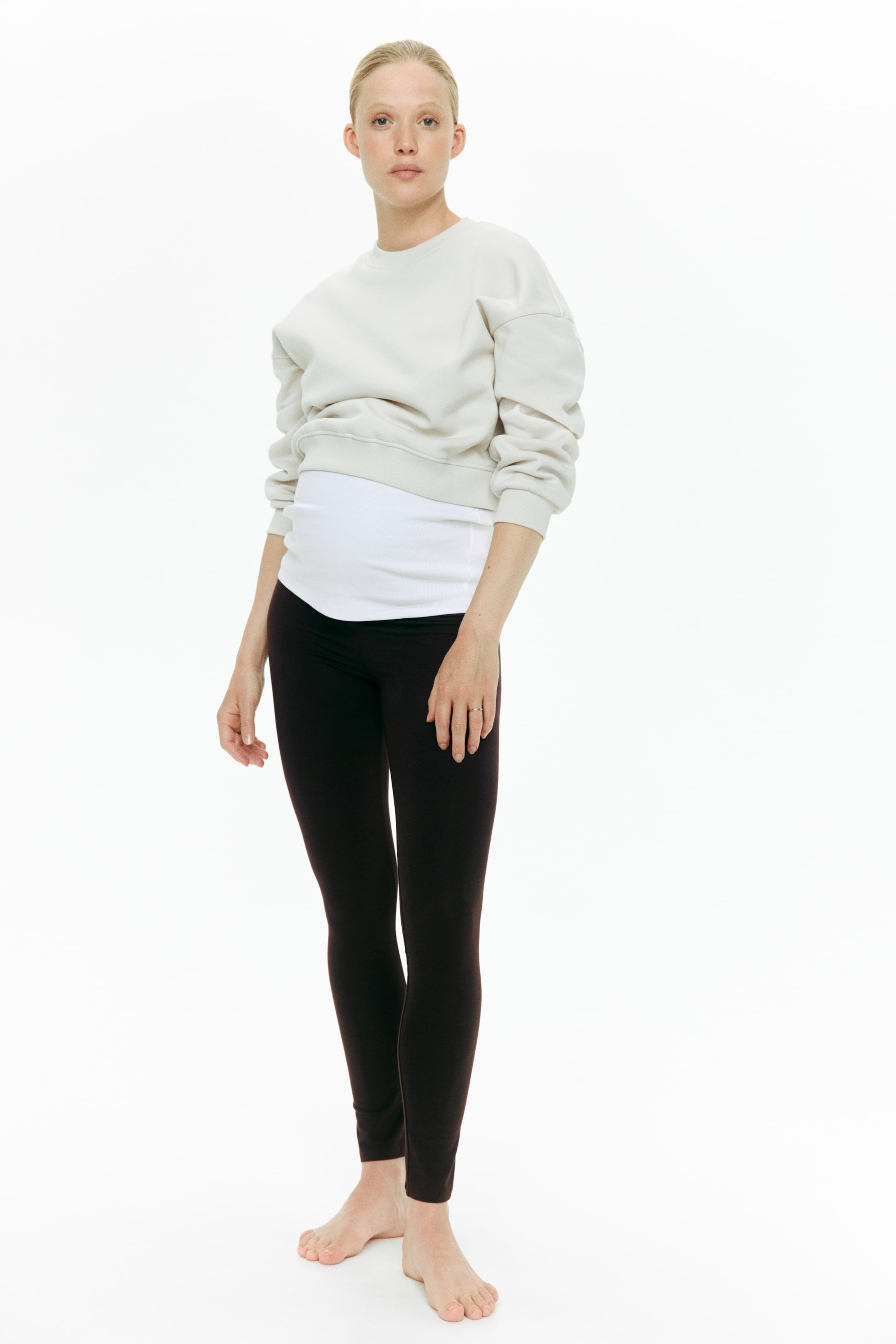 MAMA Lot de 2 leggings en jersey