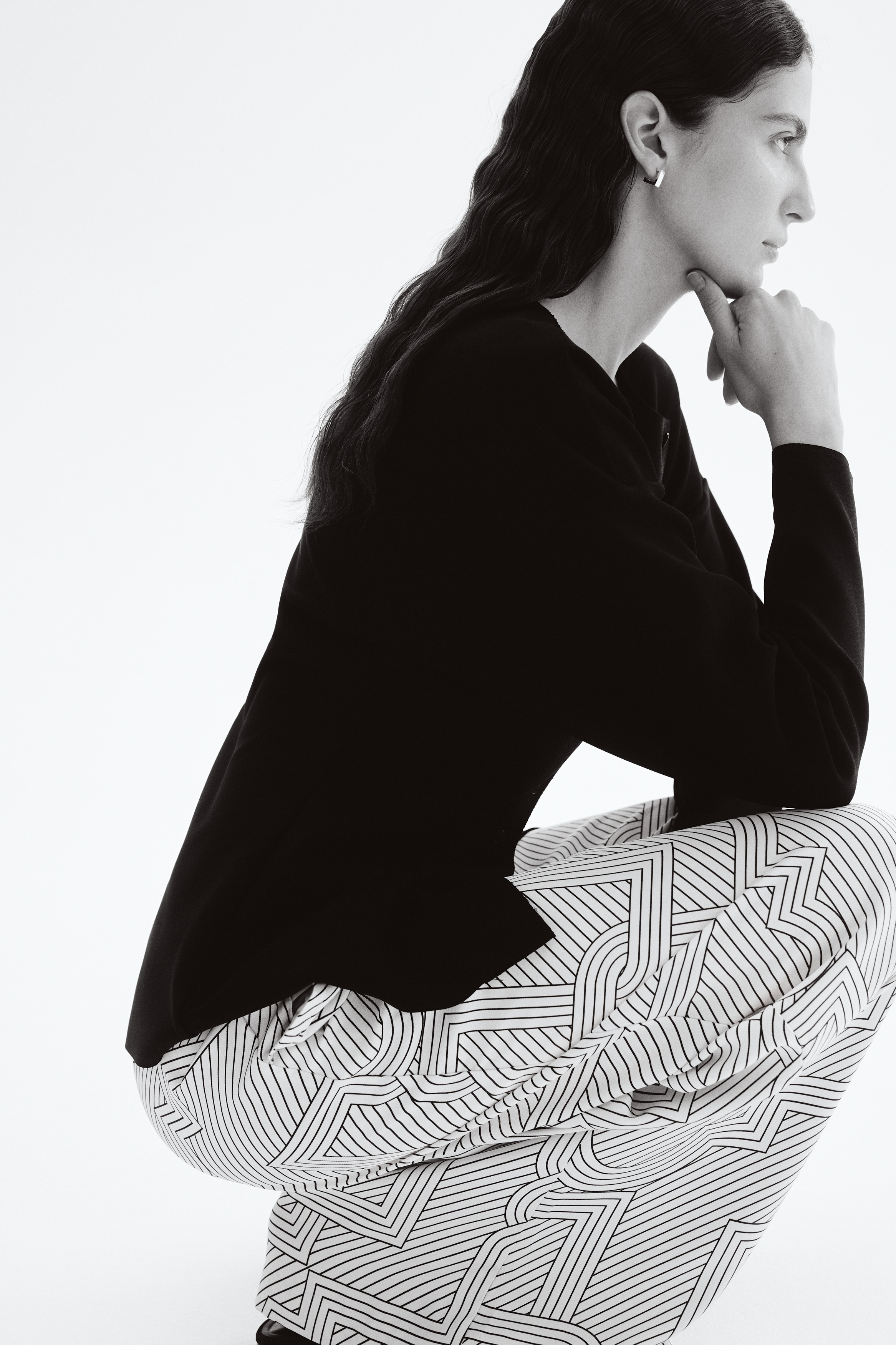 Wide trousers