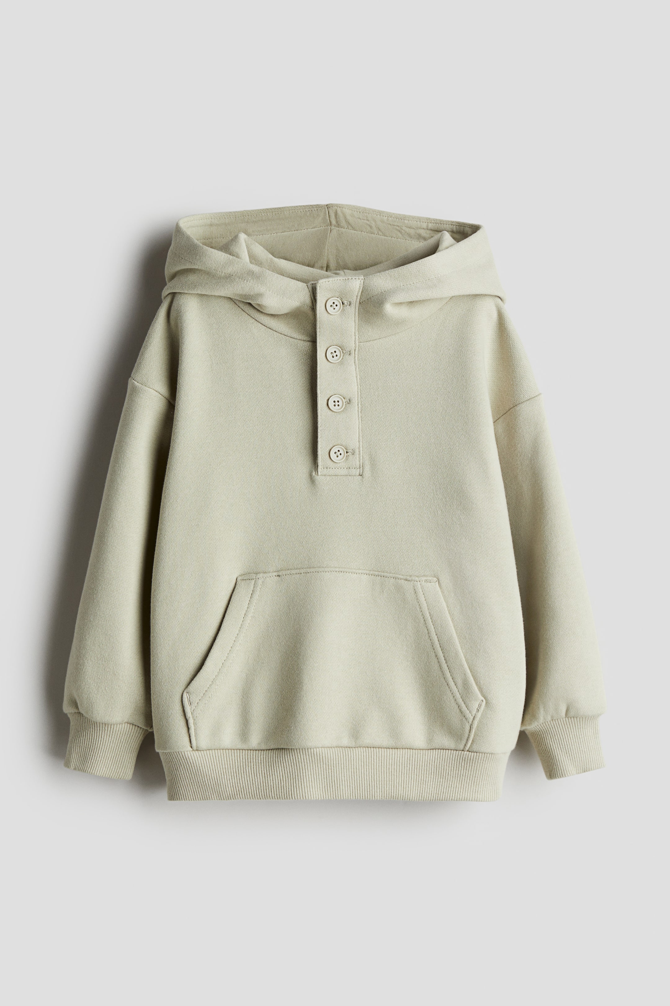 Button-top Hoodie