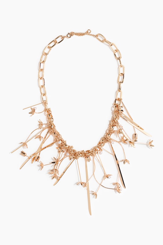 Женское колье H&M Statement, цвет: Золотой