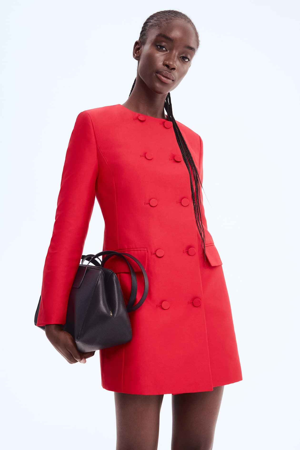 Women's Red Double-breasted blazer dress | H&M