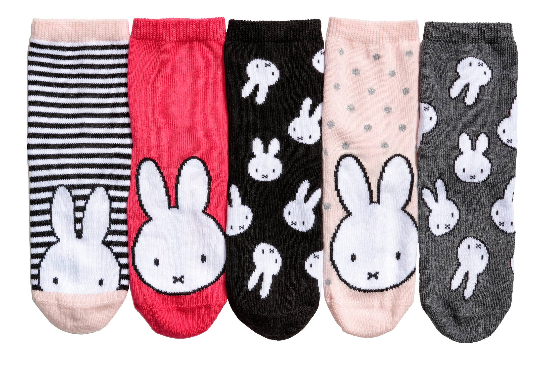 View larger image: 5-pack socks - Light pink - Kids | H&M GB 2