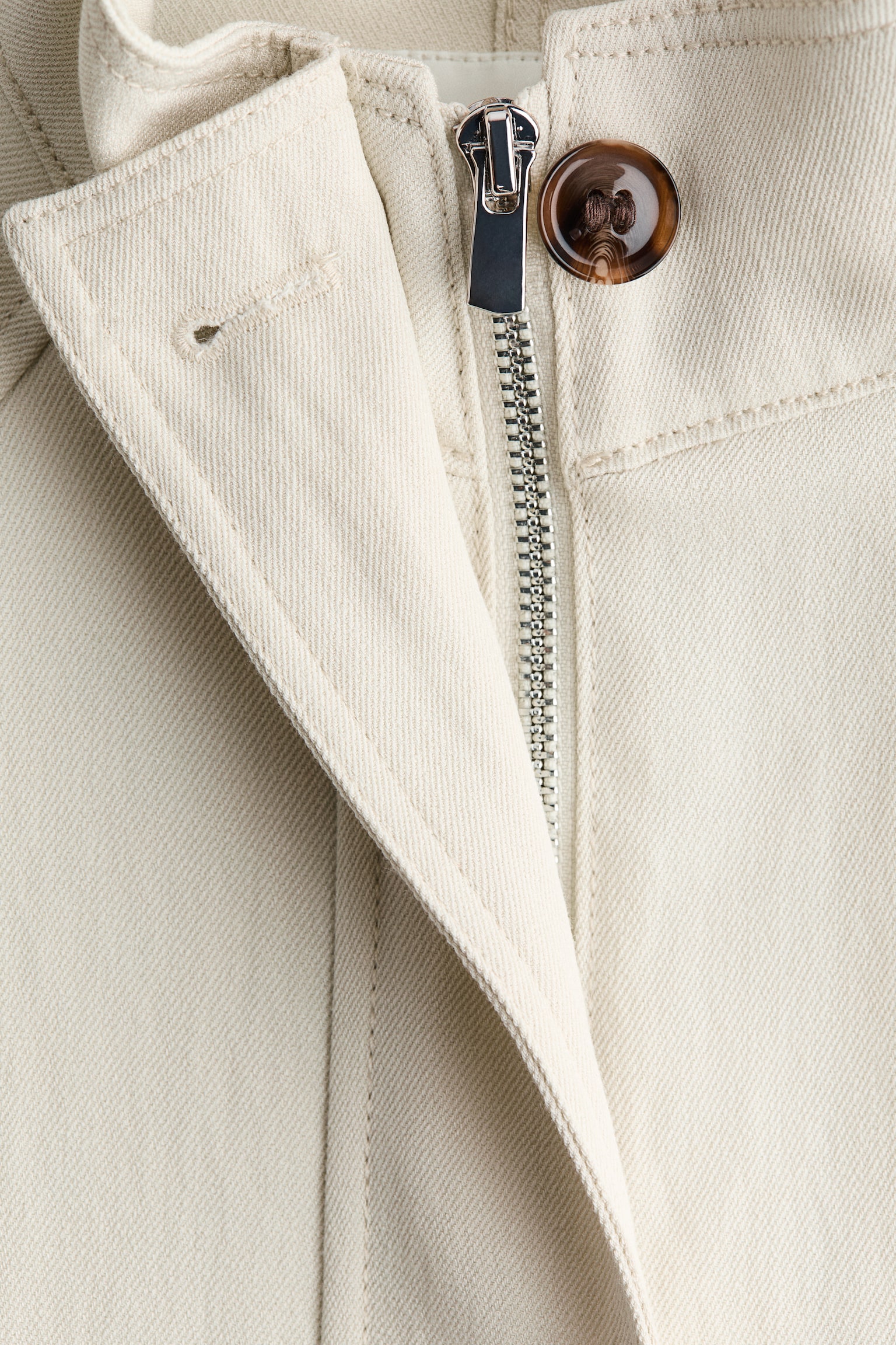 Oversized linen-blend jacket - 3