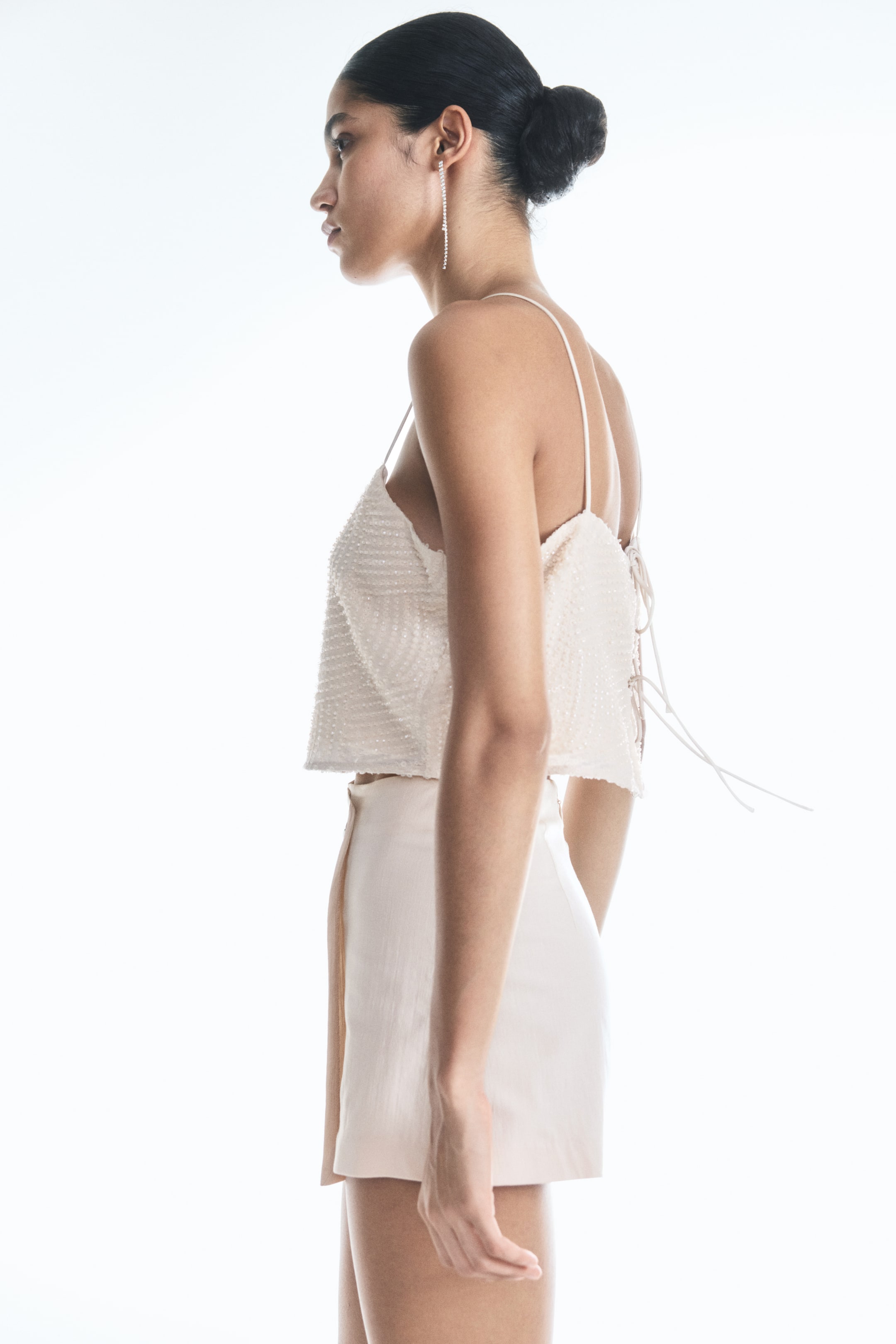 View larger image: Wrap skort - Light beige - Ladies | H&M AU 4