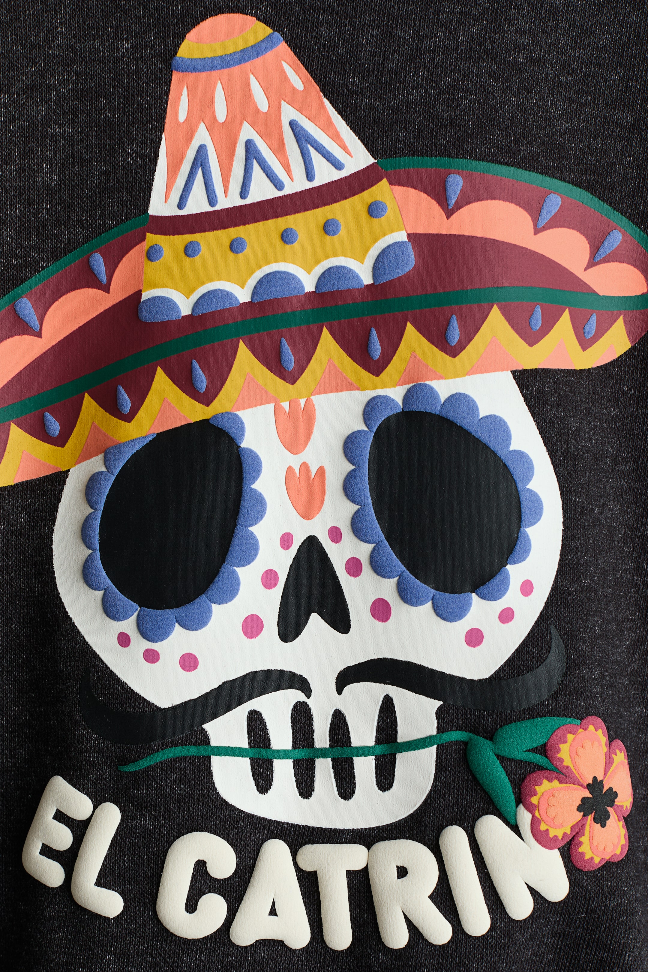Sweatshirt with Printed Motif