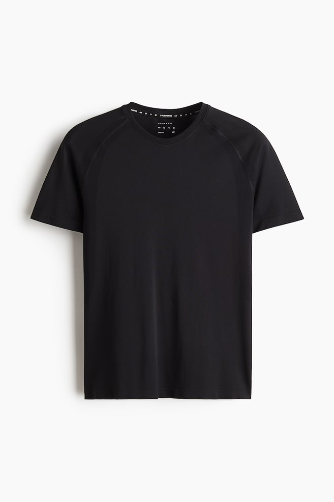 Muscle Fit Sports T-Shirt with DryMove™ - Black/Navy blue/Dark green - 1