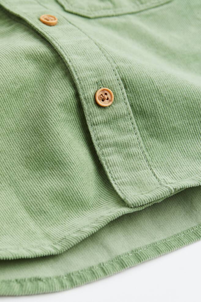 2-piece cotton set - Green/Light grey marl - 2