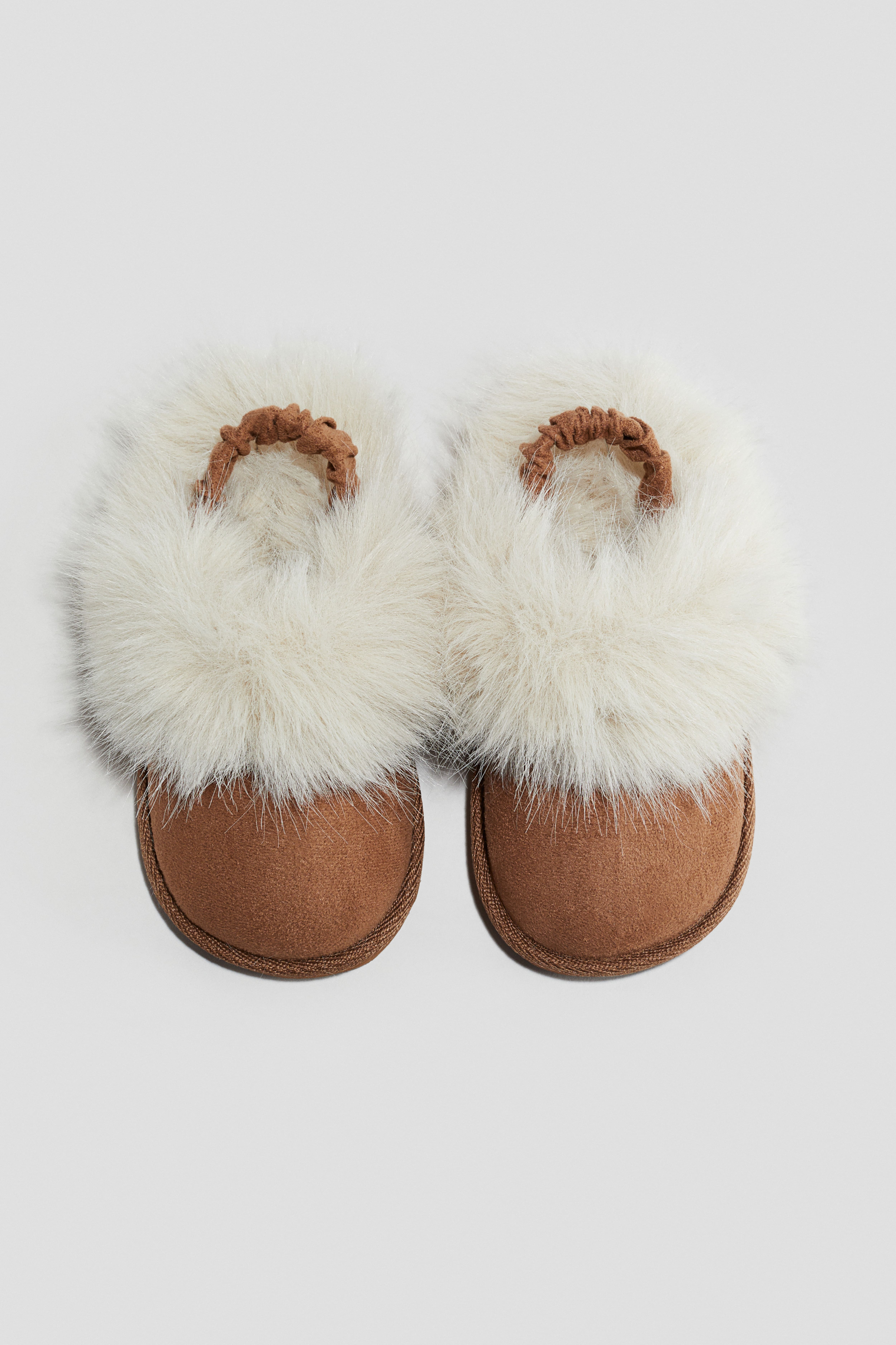 Fluffy-Lined Slippers