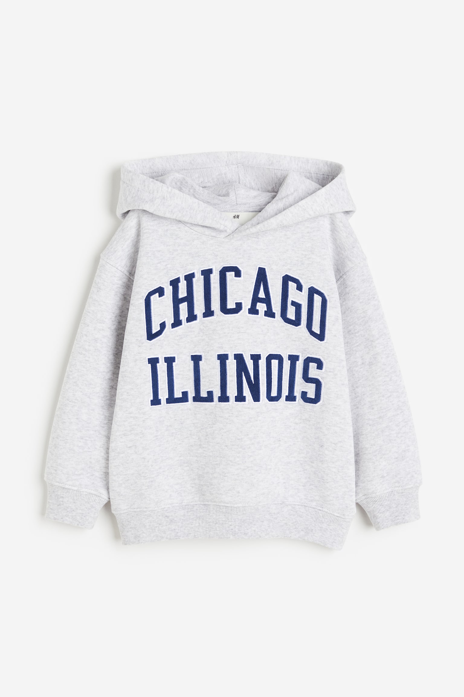 Printed hoodie - Light grey marl/Chicago/Black/Nature Therapy - 1