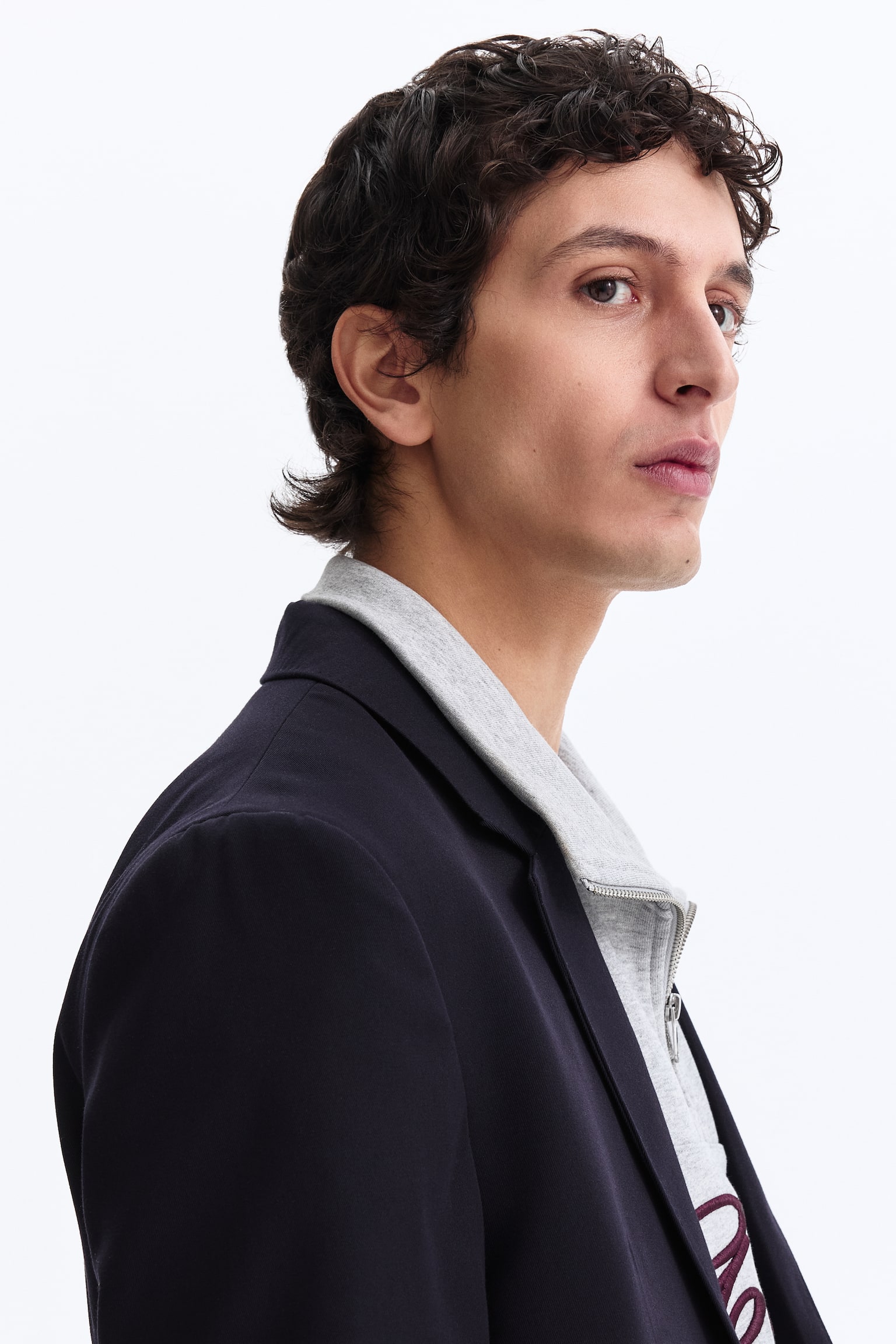 Мужская куртка H&M Relaxed-Fit, цвет: Тёмно-синий — фото 4