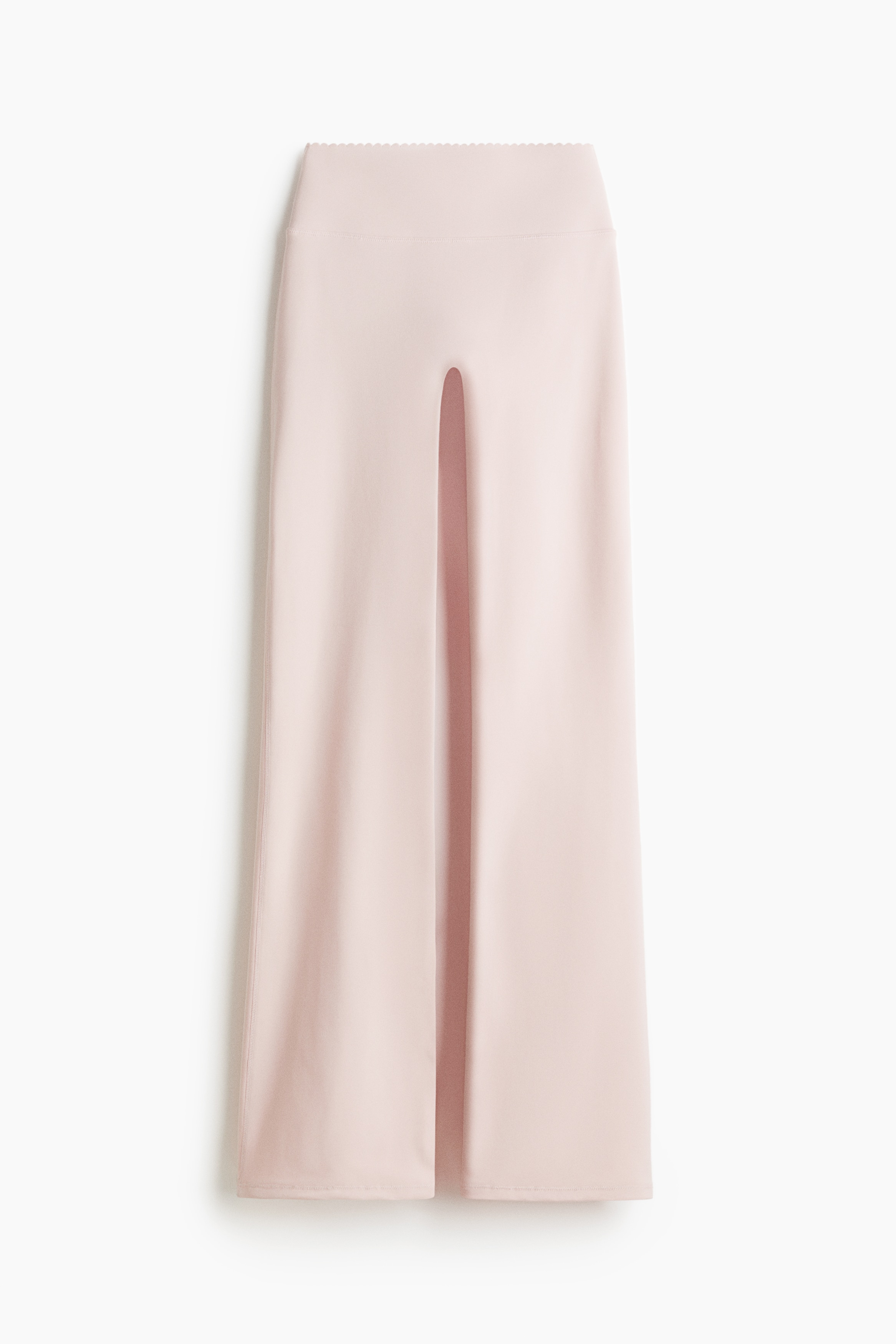 Flared Activewear Leggings With SoftMove™ - Soft pink/Warm brown/Black