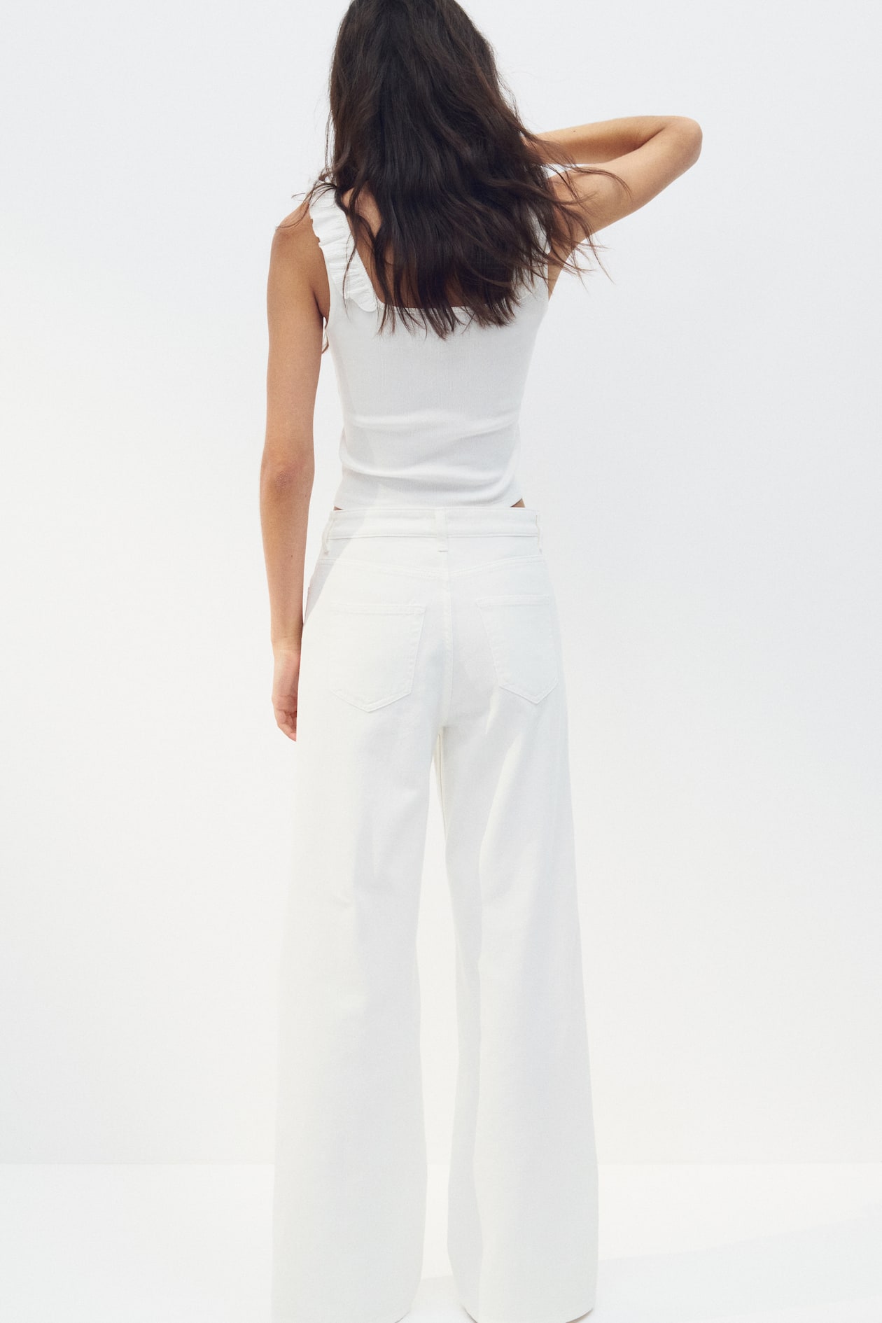 Ruffle-Trimmed Tank Top - image 4