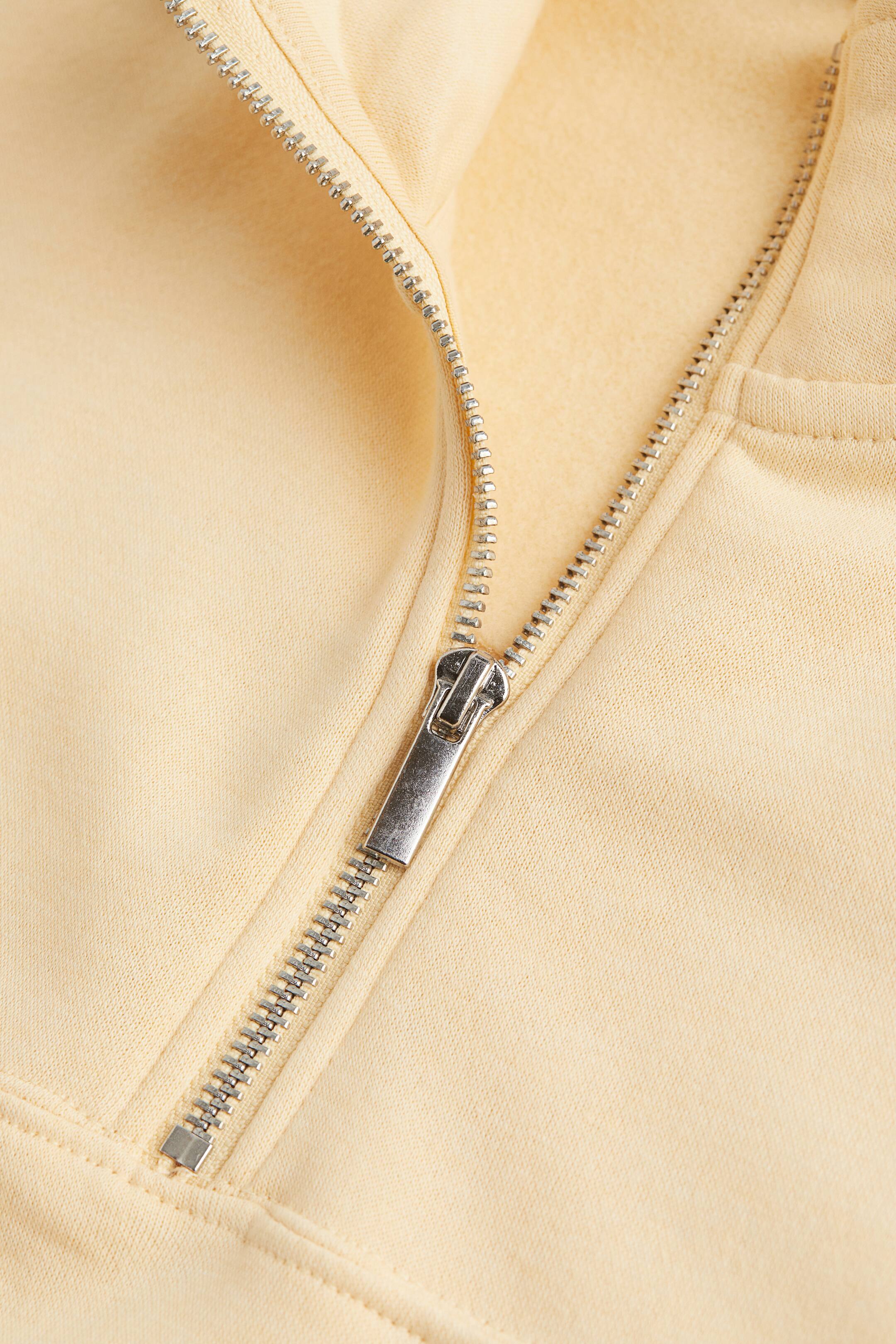 View larger image: Zip-top sweatshirt - Light yellow - Ladies | H&M IN 2