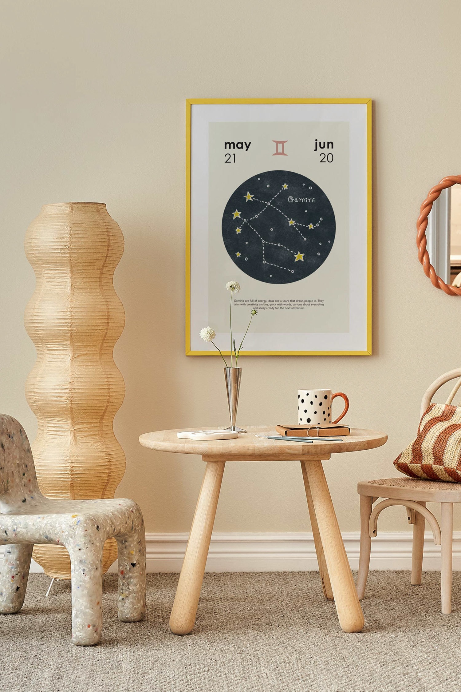 Zodiac Poster - Gemini/Saggitarius/Scorpio/Capricorn/Aquarius/Pisces/Virgo/Leo/Aries/Cancer/Libra/Taurus