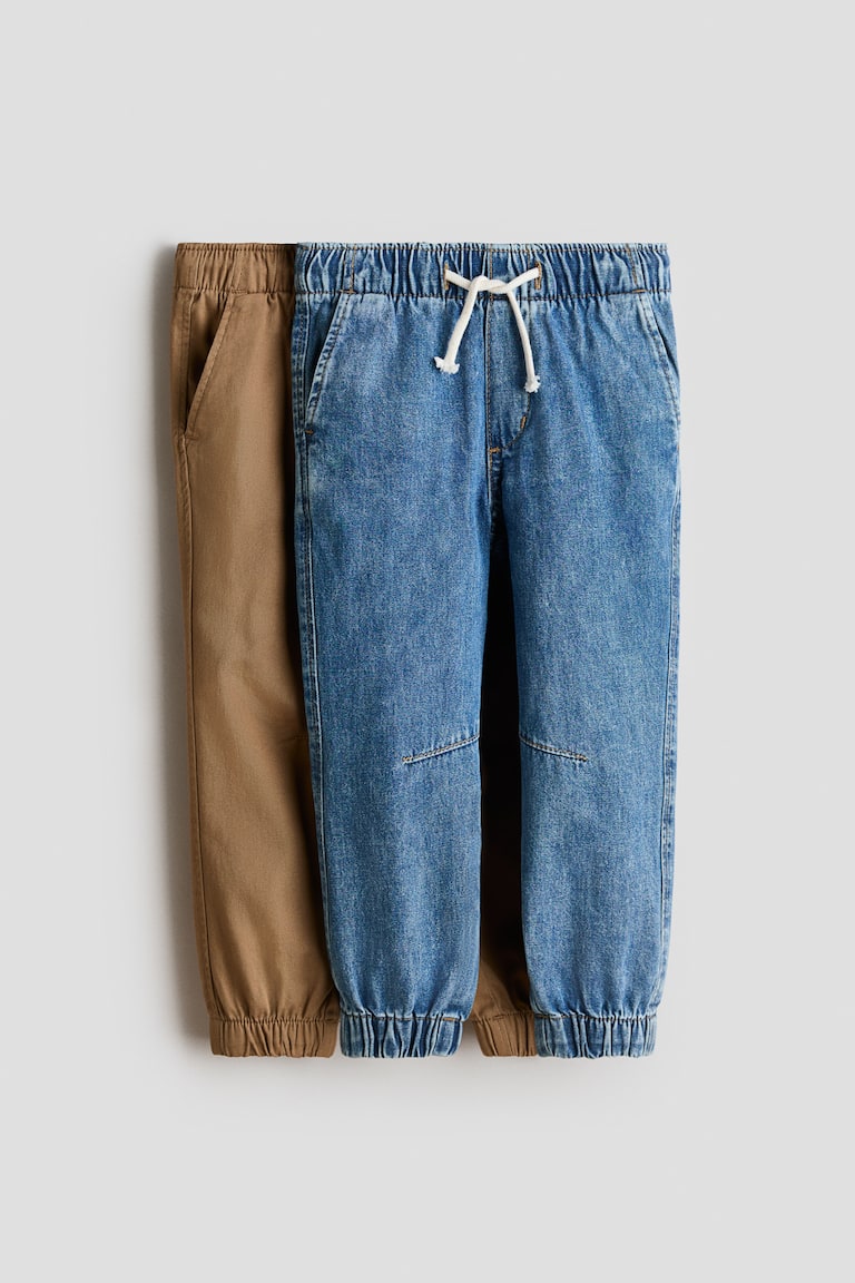 Dva para mekih pamučnih pantalona