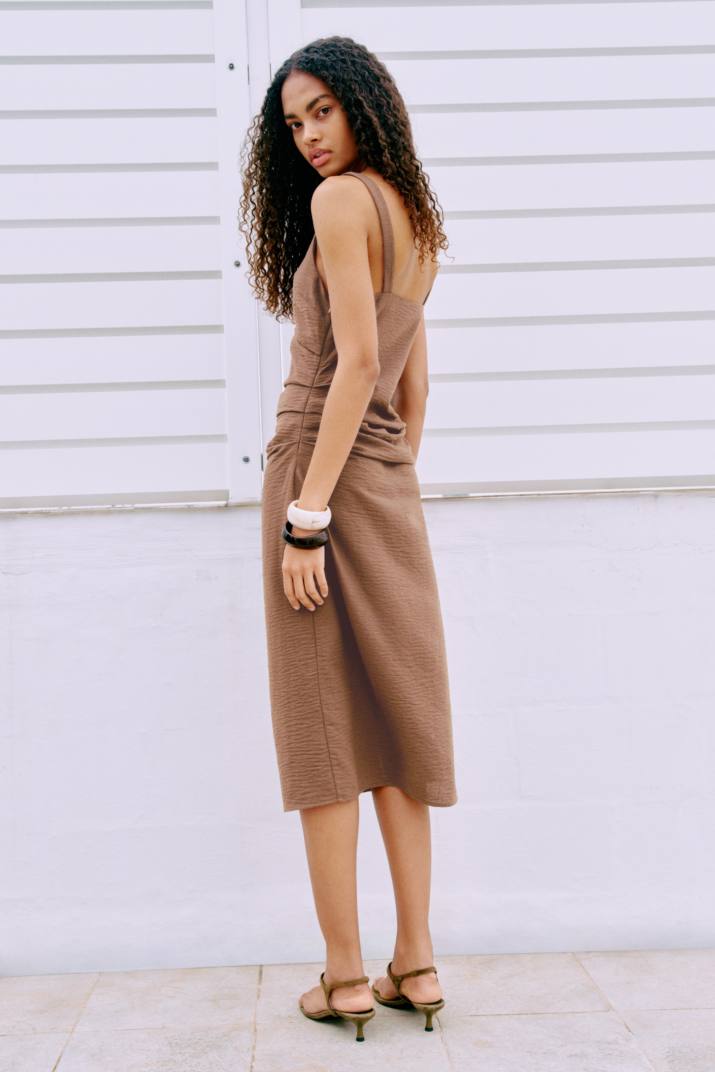 wrap halter dress SIR the Label Realisme Wrap Halter Mini Dress