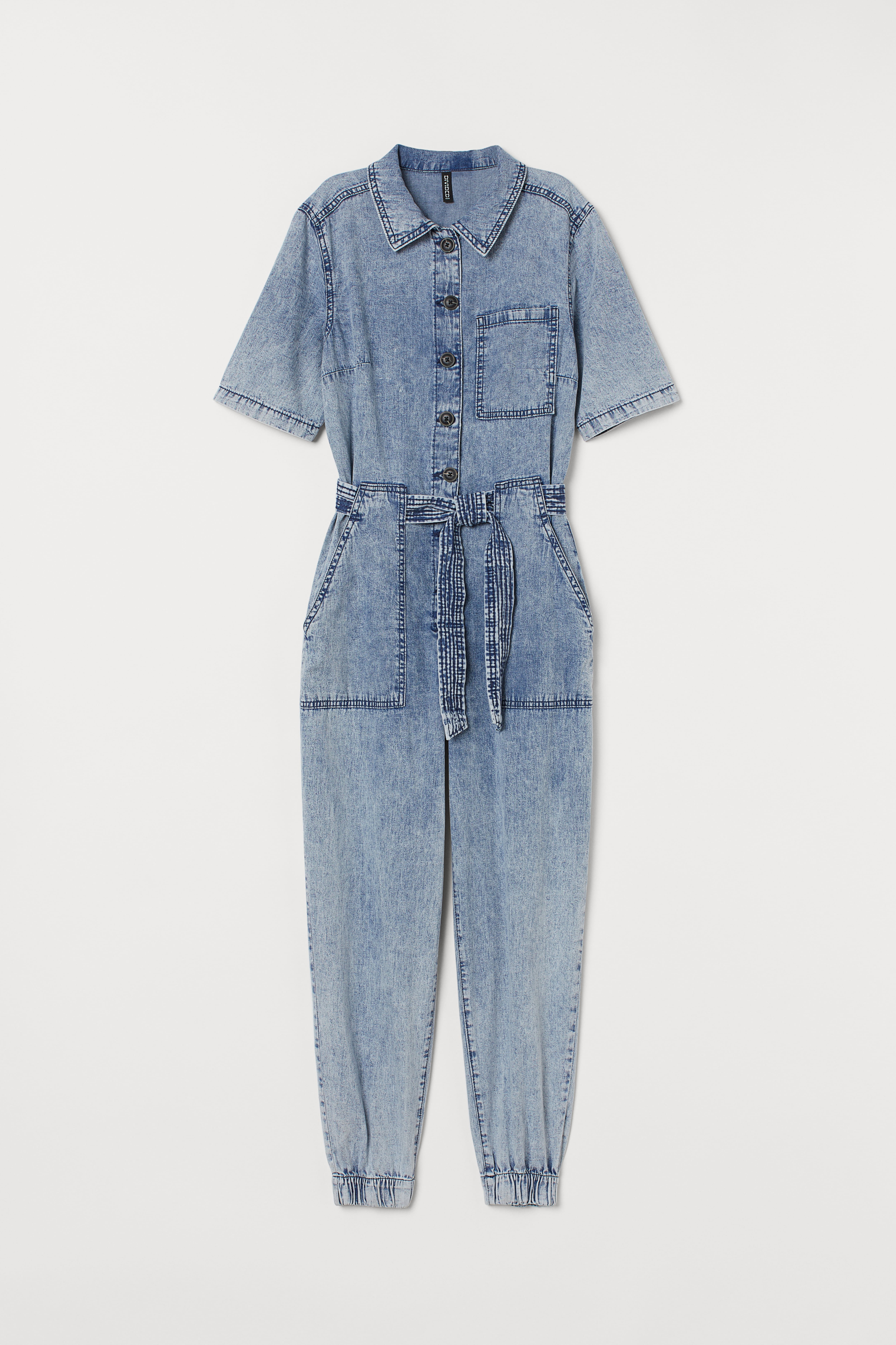 Jean jumpsuit h&m best sale