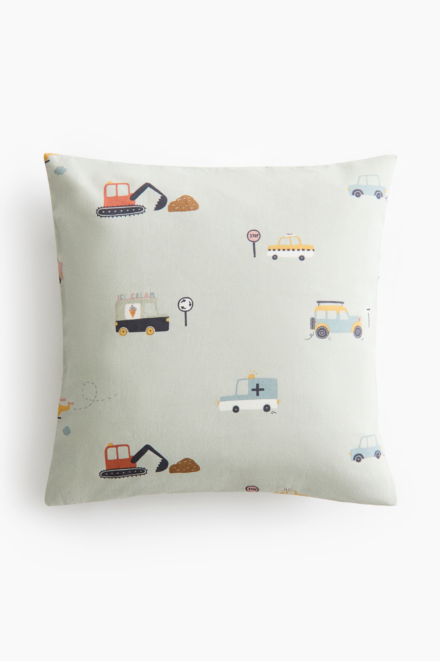 Printed cotton cushion cover - 3