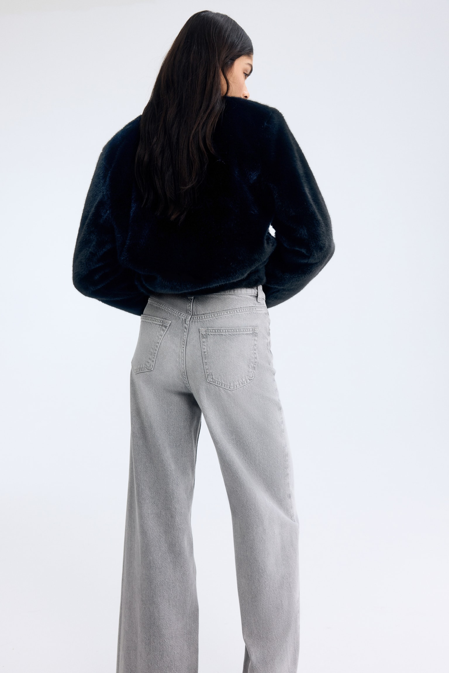 Wide Ultra High Jeans - Light denim grey/Denim black/Denim blue/Dark denim blue - 5