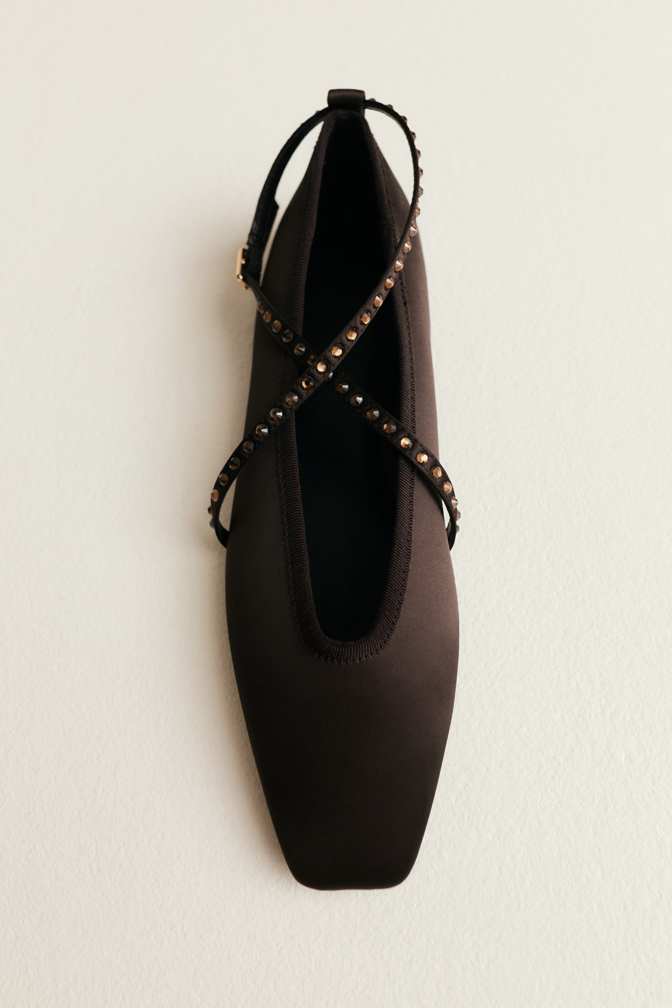 Visualizza immagine più grande: Square-toe ballet flats - Marrone scuro - DONNA | H&M IT 1