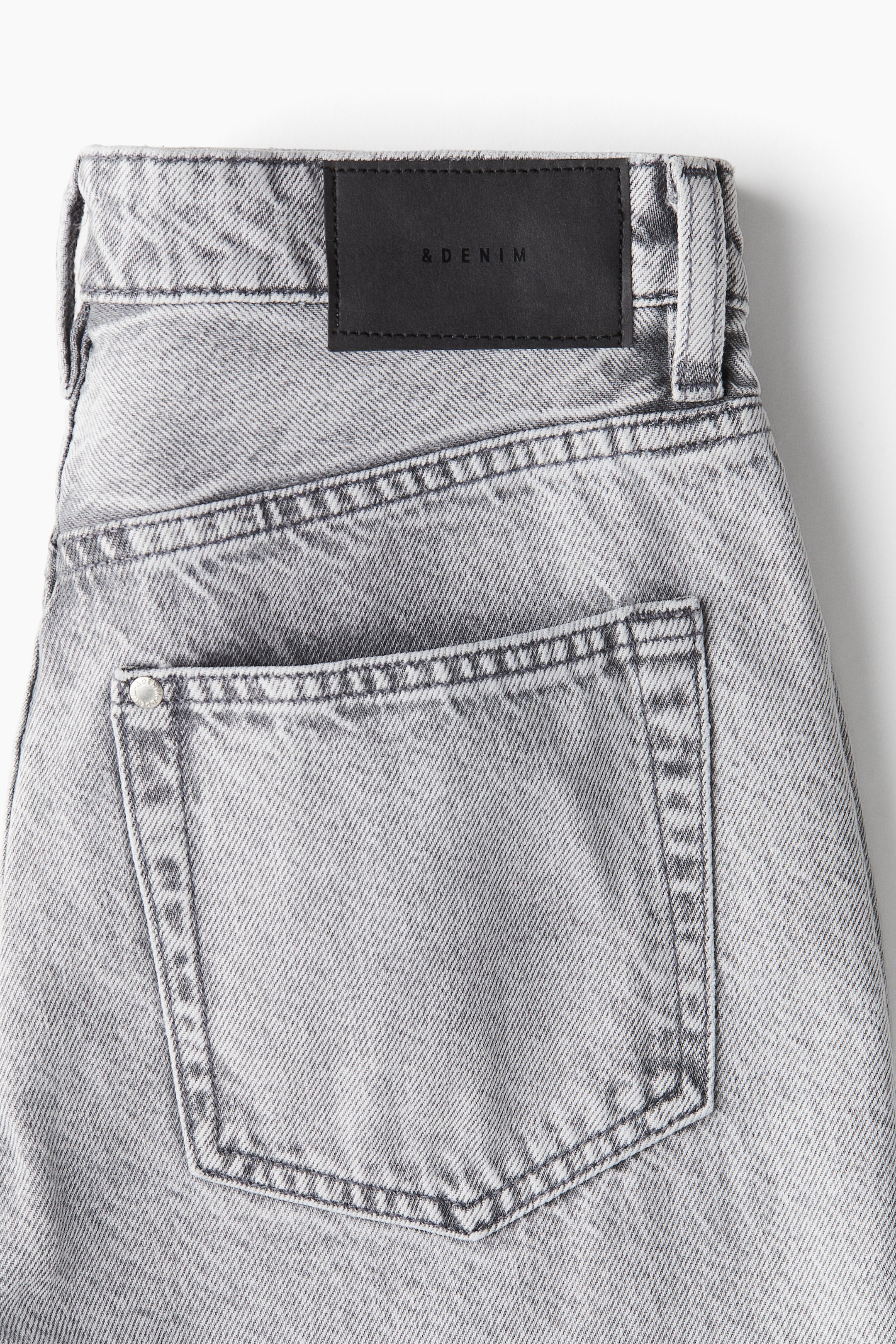 Straight High Jeans - Denim grey - Ladies | H&M GB 7