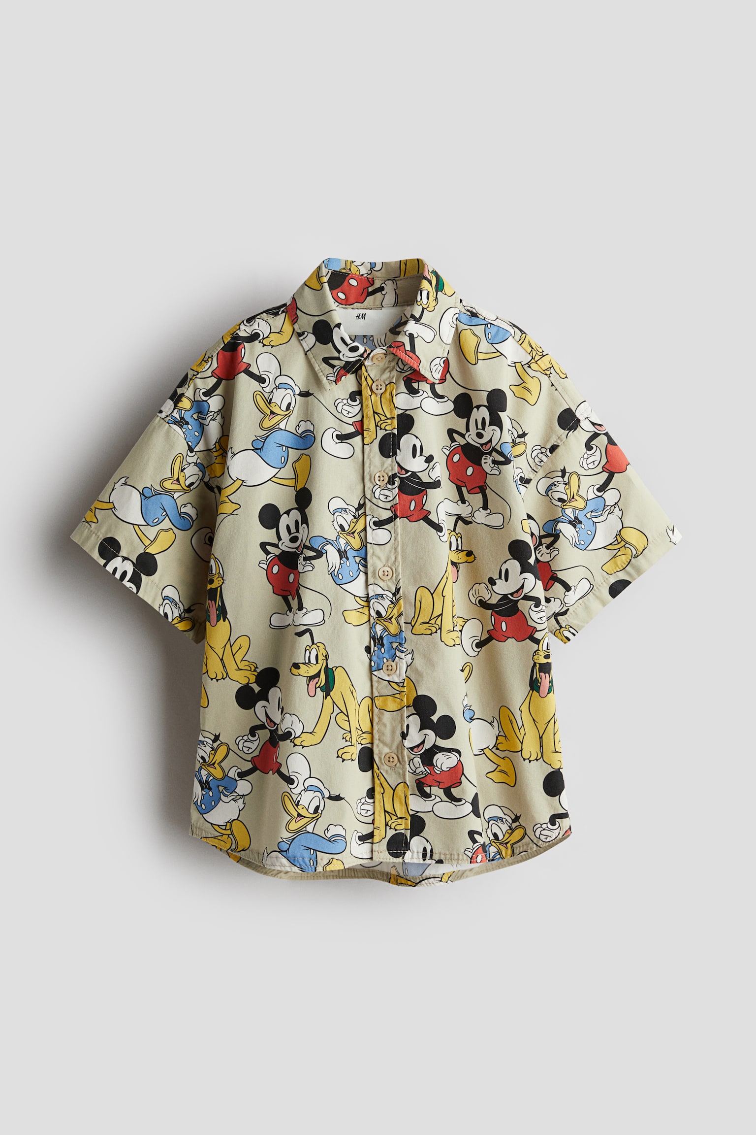 Patterned shirt - Beige/Mickey & Friends/White/Pokémon/Light blue/Marvel Comics - 1