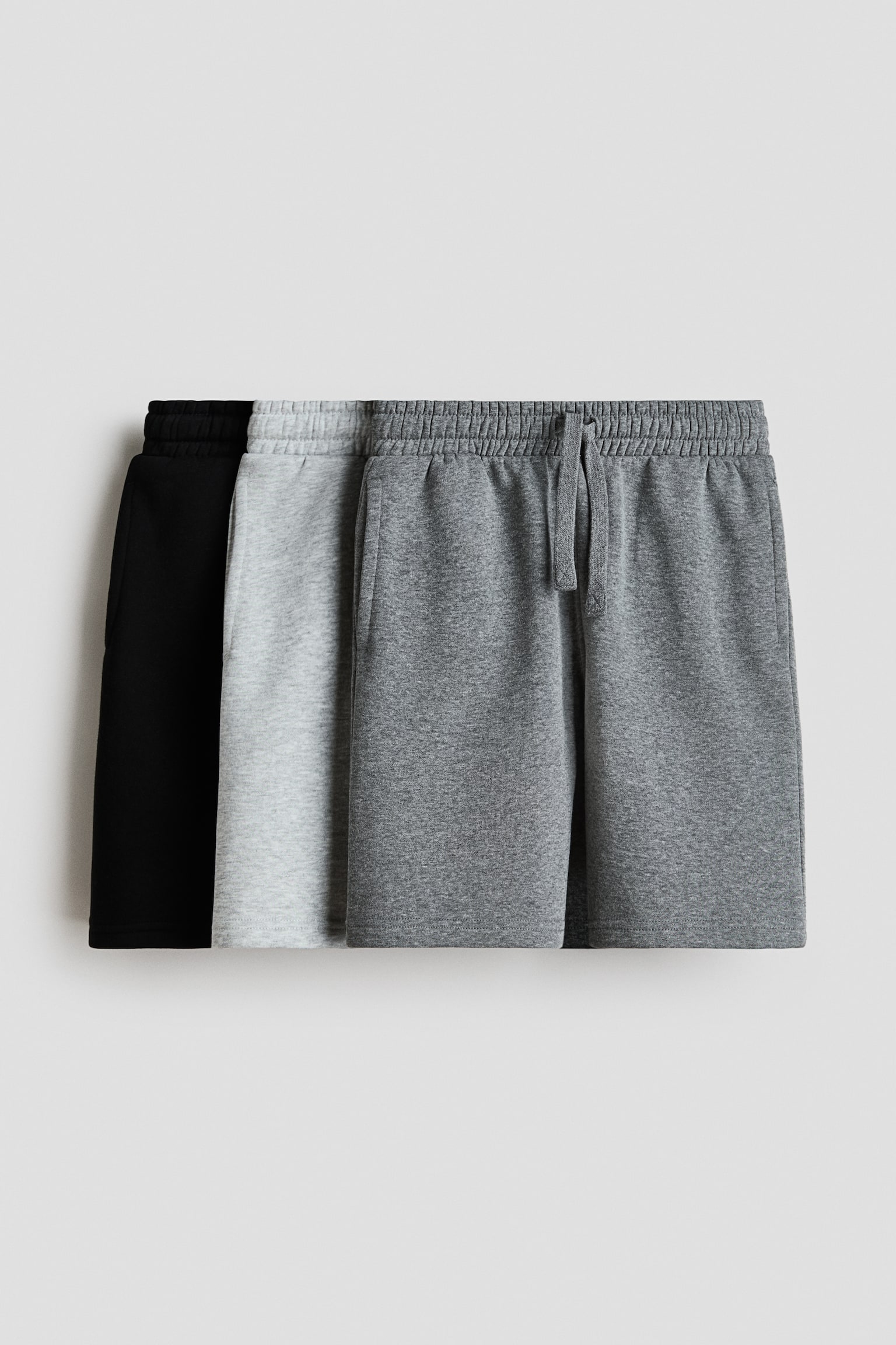 3-pack Shorts - Gray/black/Light dusty pink/light beige/Navy blue/blue/Dark gray/light gray/Light blue/purple