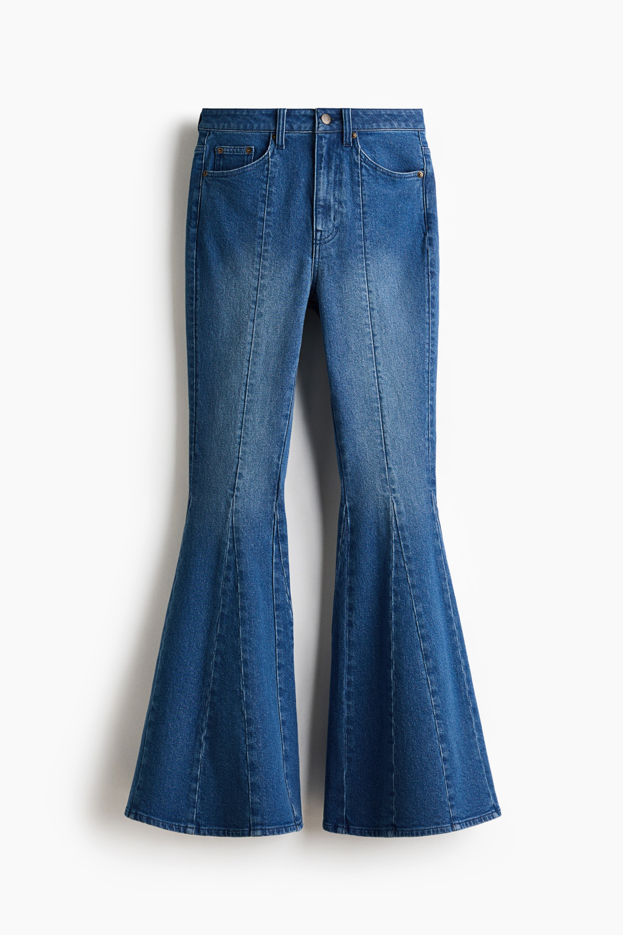 View larger image: Flared Regular Jeans - Denim blue - Ladies | H&M PH 4