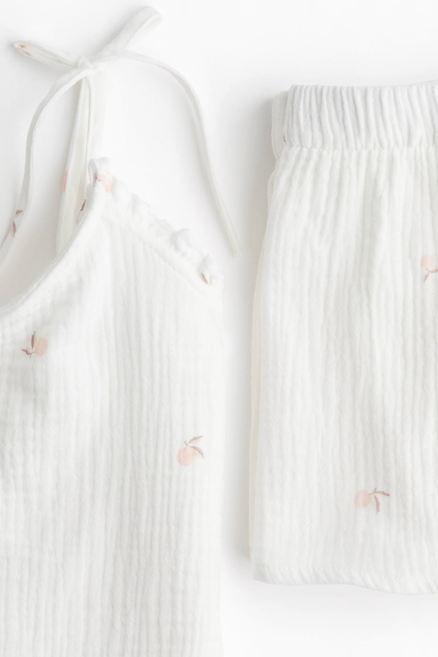 Пижама, хлопок — H&M, цвет: Белый — фото 2
