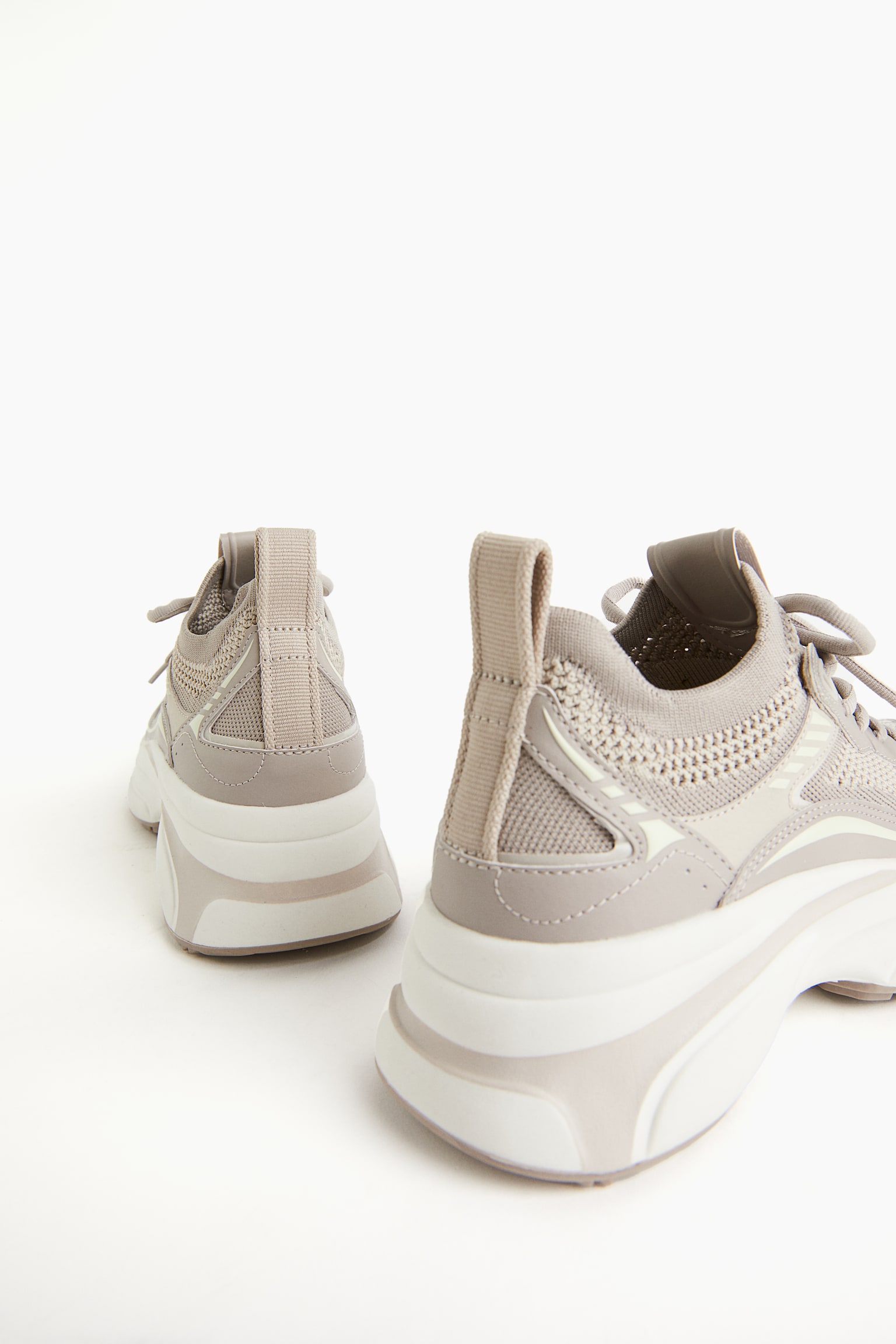 Fully Fashioned Sneakers - Light greige/White/Beige - 3