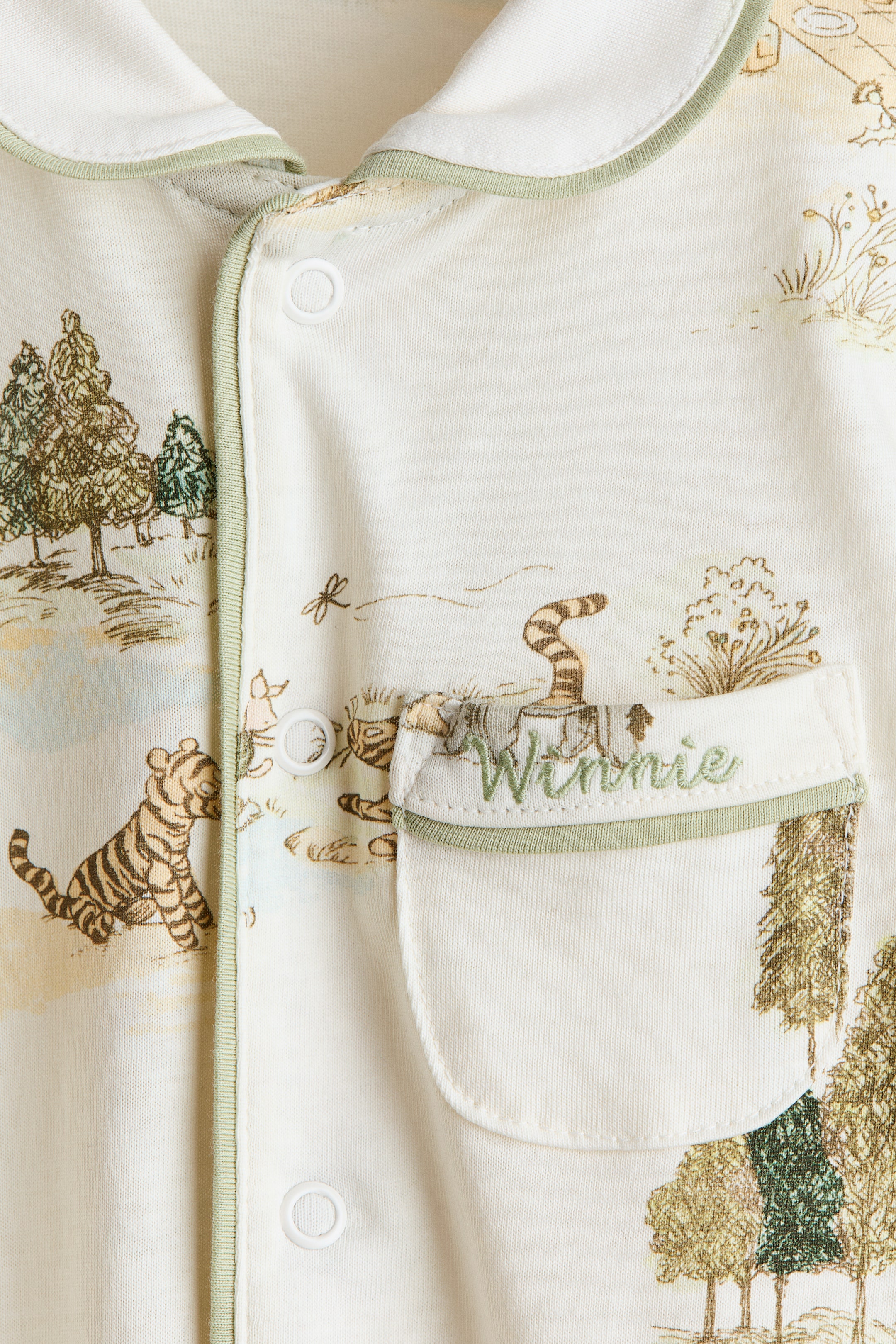Printed Cotton Pajama Jumpsuit