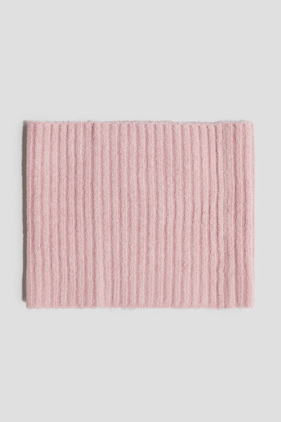 Детский шарф H&M Rib-knit Tube, цвет: Розовый