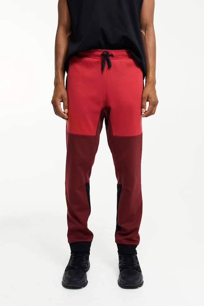 Pantalon jogger tech DryMove™ avec poches zippées - Rouge foncé/color block/Noir/Bleu marine - 7