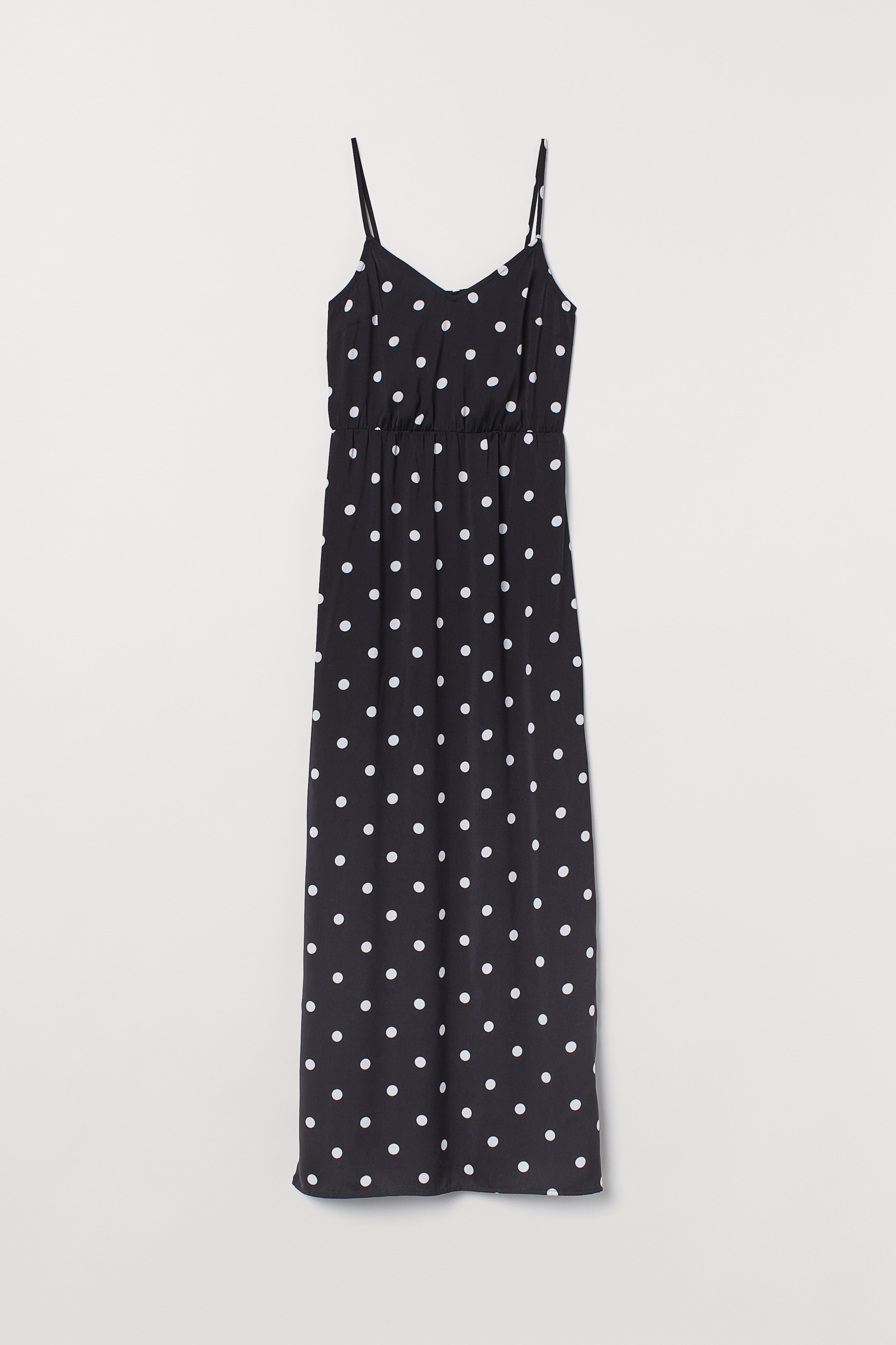 Robe longue a fashion pois h&m