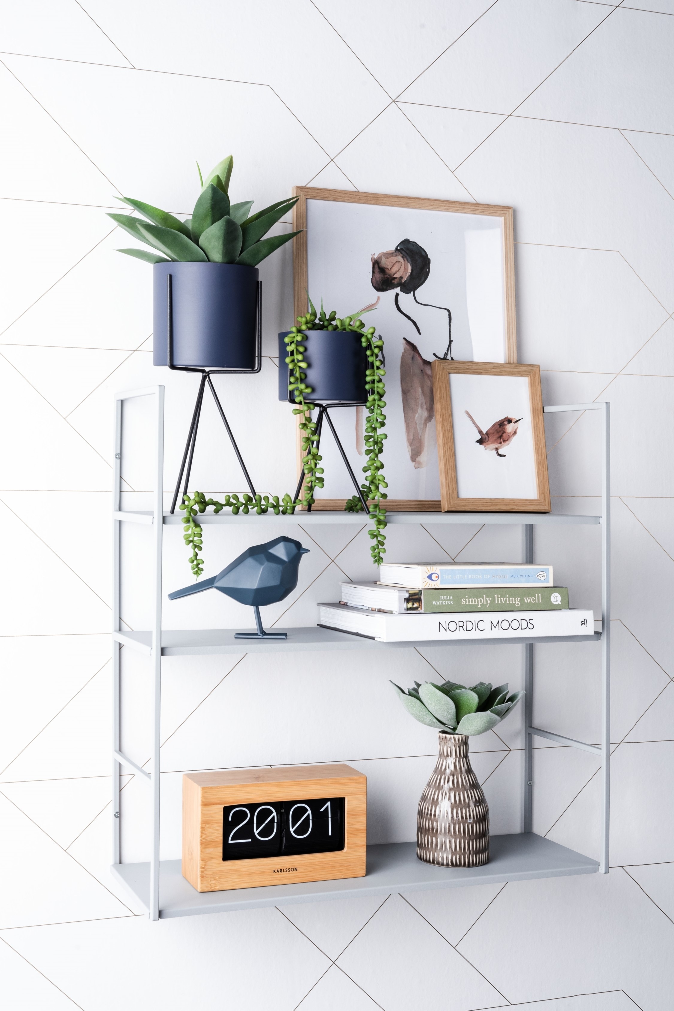 Level Wall Rack - Warm Grey