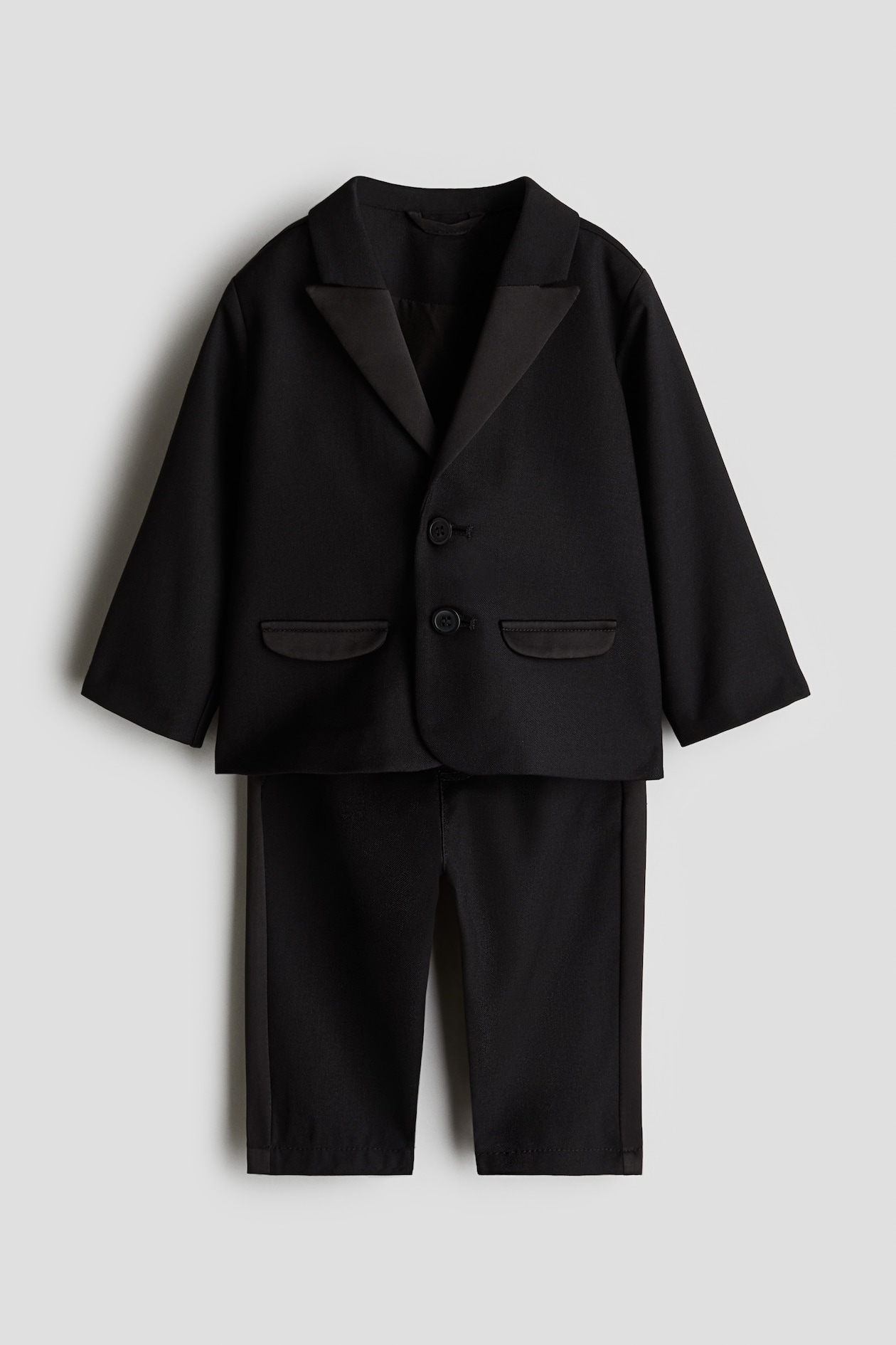 MoonWorks Smoking Tuxedo - Body para bebé Negro 3-6 Meses