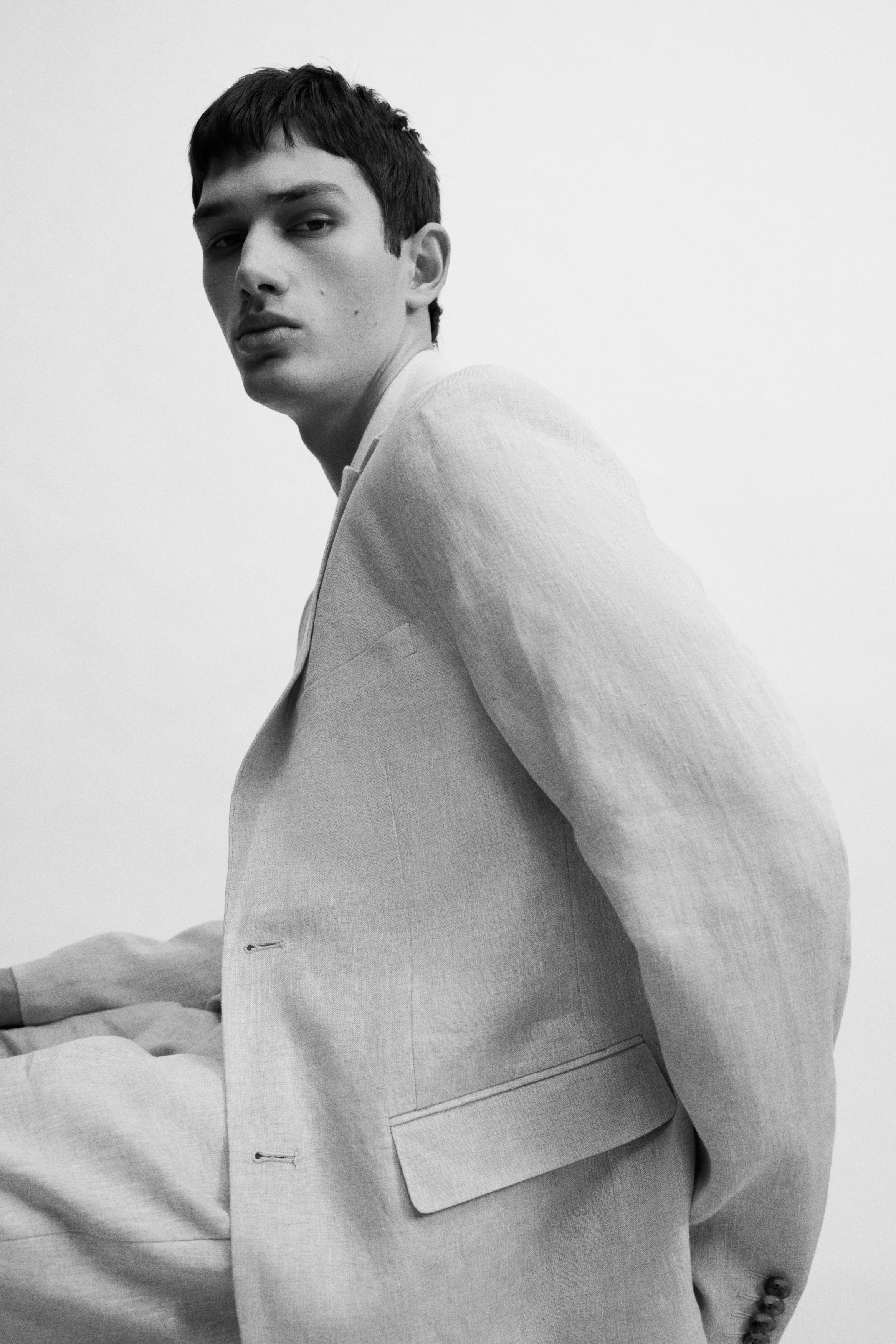 Slim Fit Linen jacket