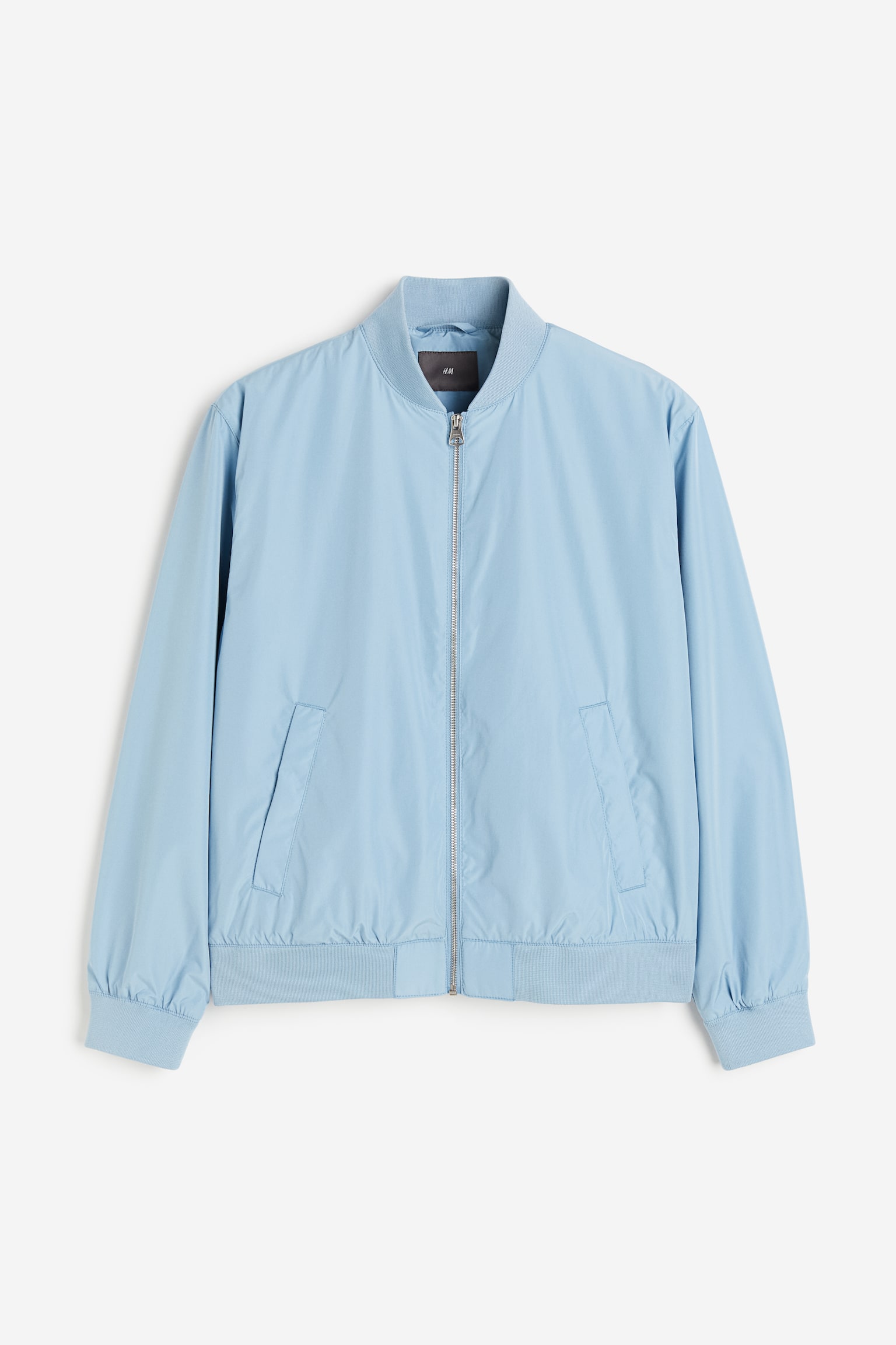 Bomber Jacket - Light blue/Black/Burgundy - 2