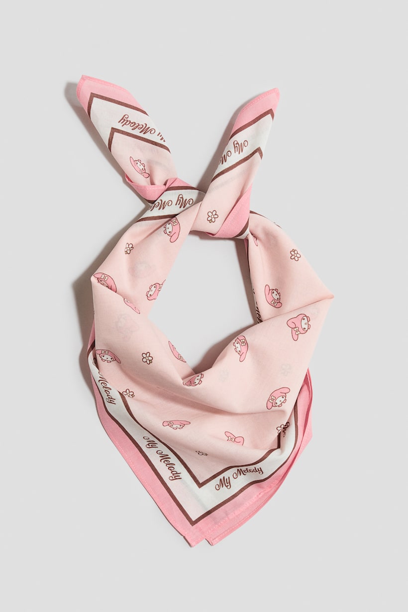 Mascada de algodón con diseño - Rosa claro/My Melody - Kids | H&M MX