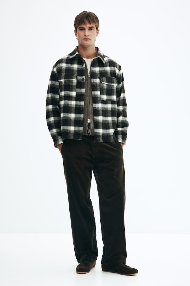 Relaxed-Fit Corduroy Pants - Dark khaki green/Dark brown/Black/Brown/Beige - 2