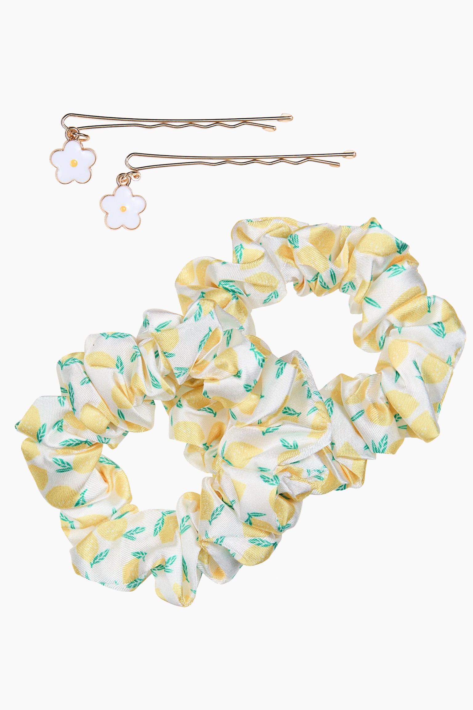 4-pack hair accessories - Cream/Lemons - 2