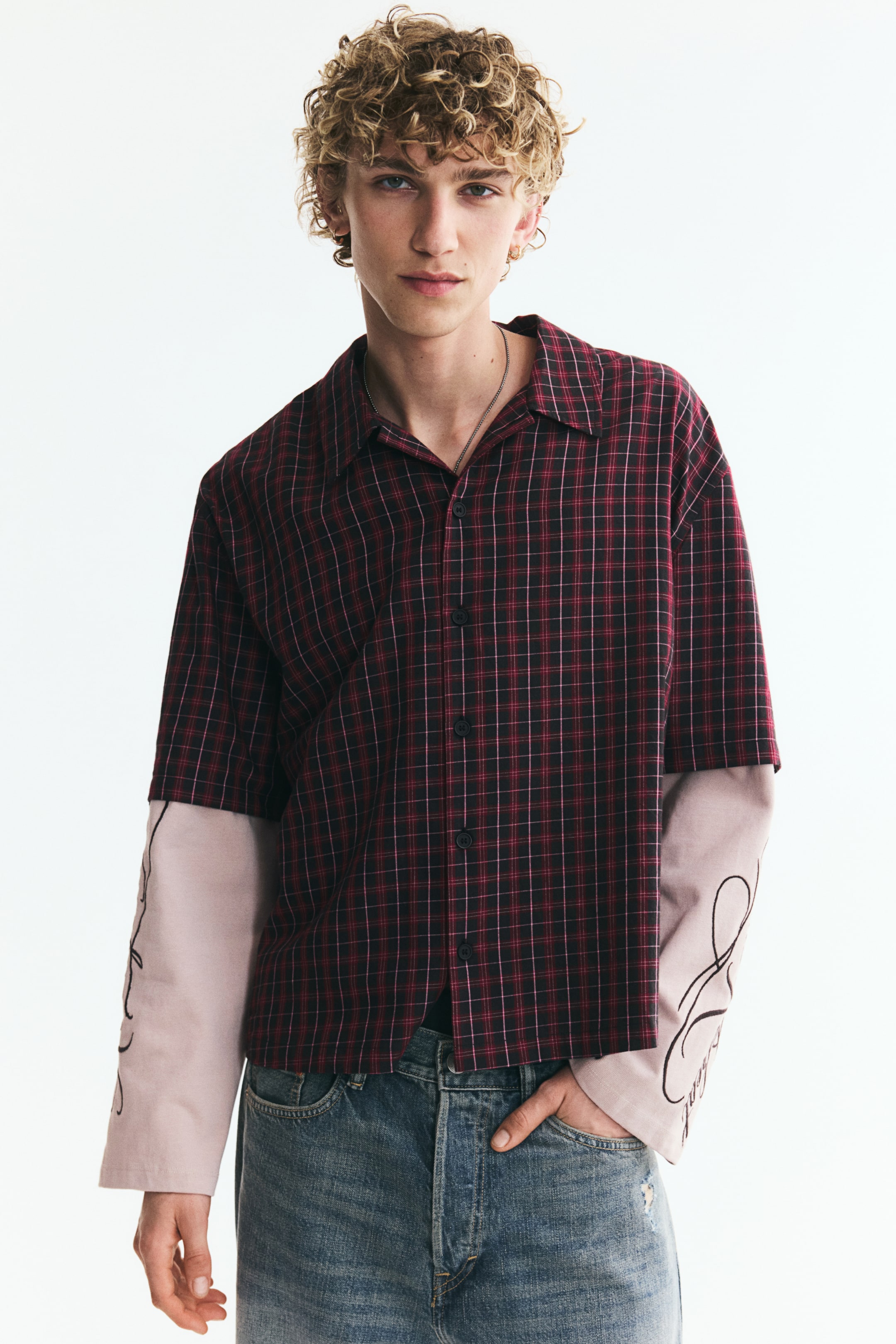Relaxed-Fit Layered Shirt