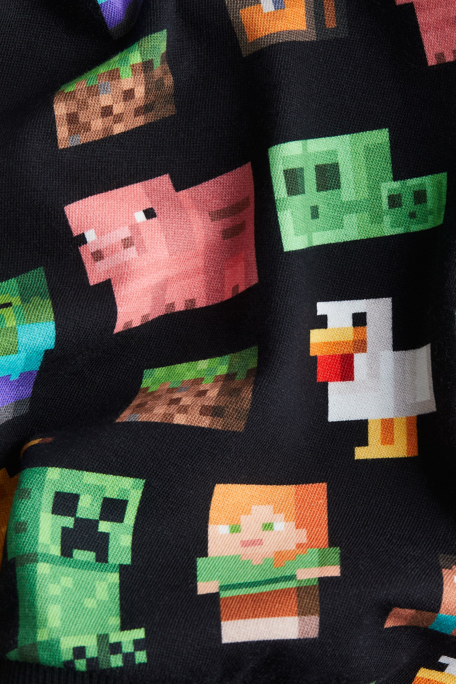 Printed hoodie - Black/Minecraft/Green/SmileyWorld®/Cream/Sonic the Hedgehog - 2