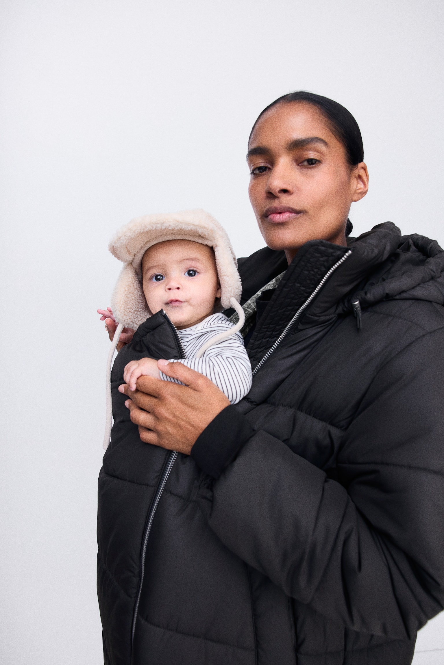 Женская куртка H&M Mama Before & After Babywearing, цвет: Чёрный — фото 6