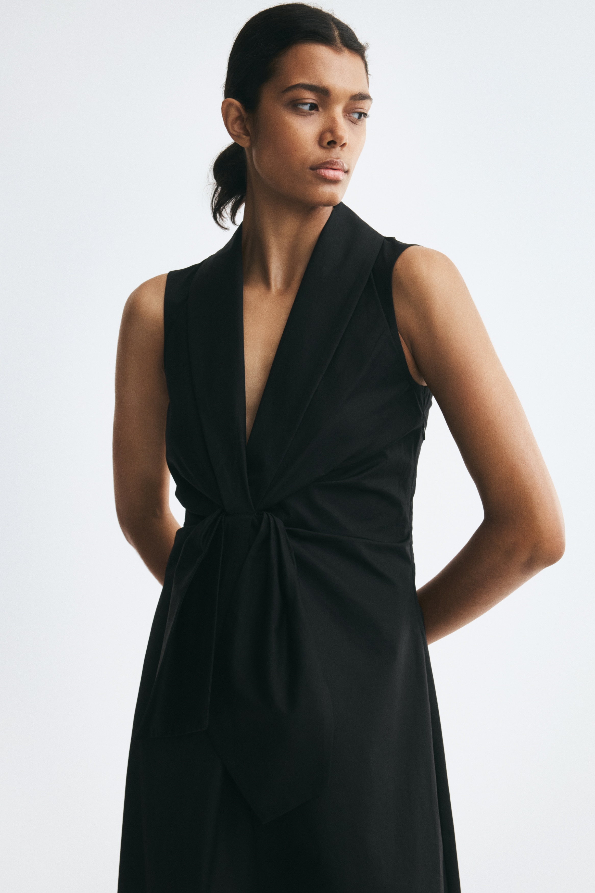 Black Midi Dresses | Long-Sleeve, Satin & Sequin
