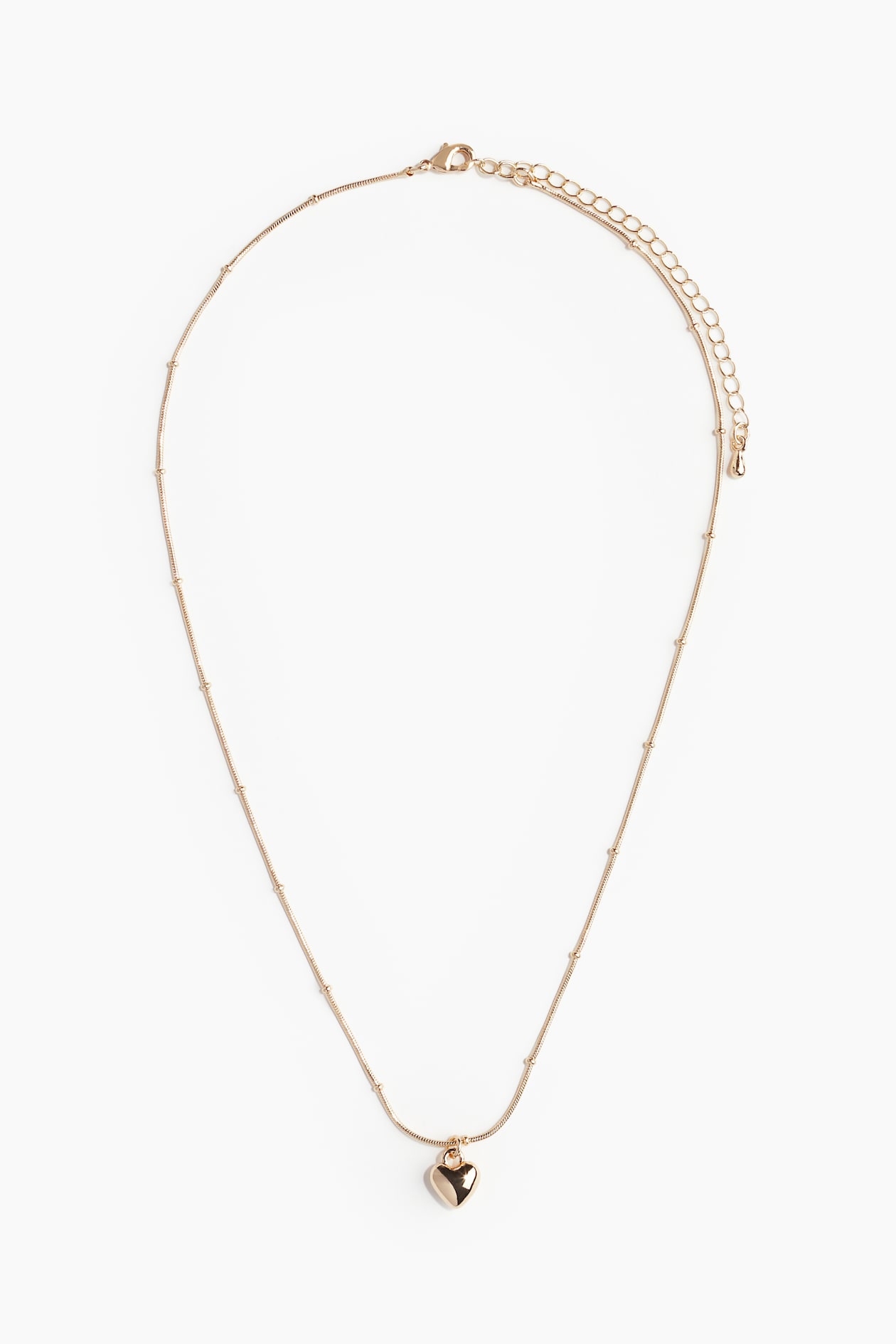 Miriam – Collana dorata doppia con pendente