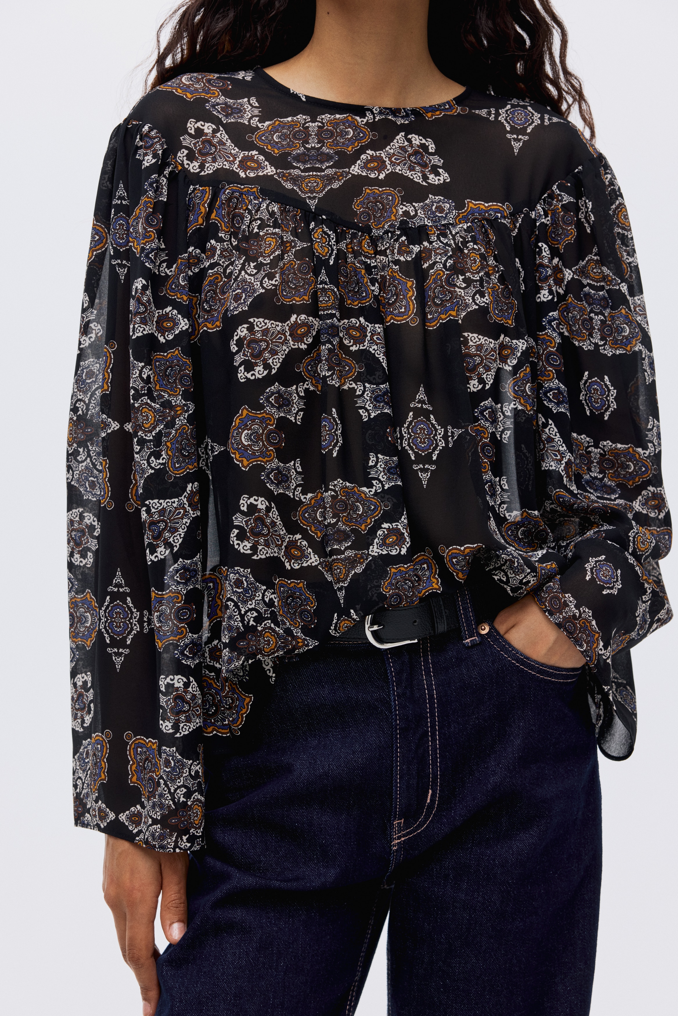 Patterned blouse